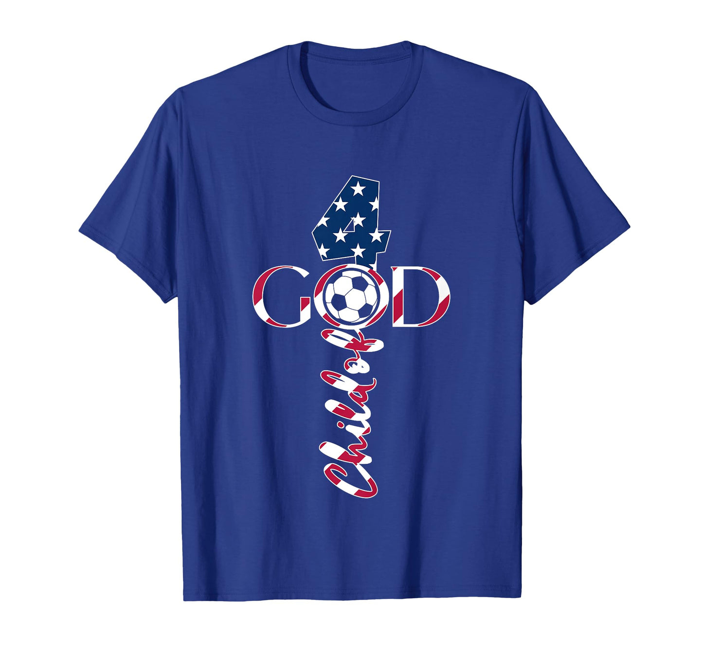 JESUS 4 YEARS CHILD OF GOD SOCCER 4TH BIRTHDAY T-Shirt