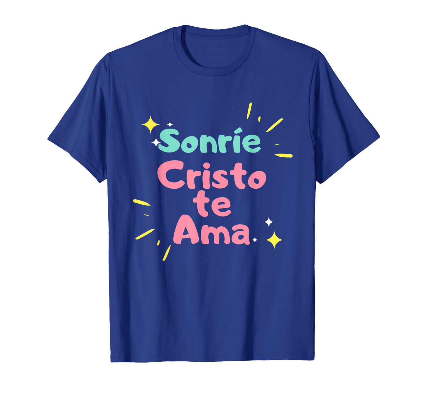 camisetas cristianas Sonrie Cristo te ama T-Shirt