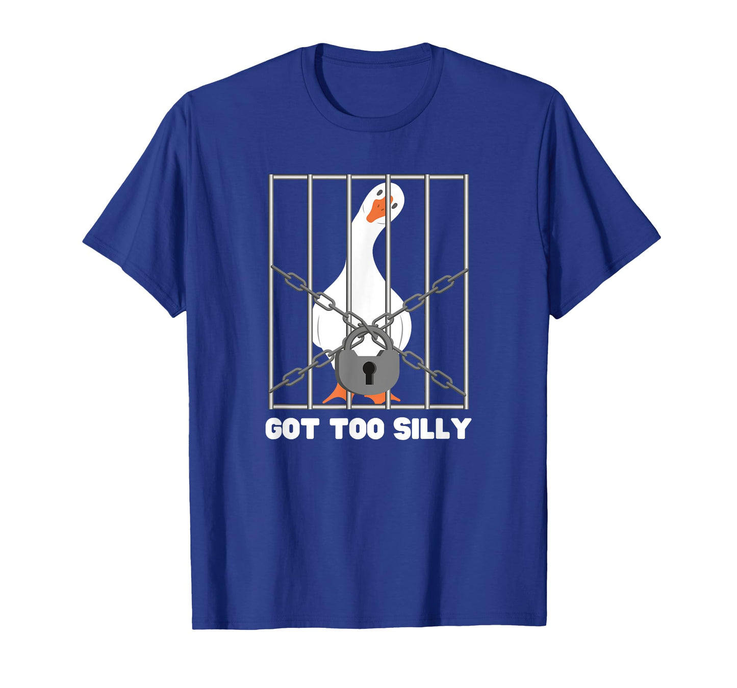 Goose Got Too Silly Funny Silly Goose Meme T-Shirt