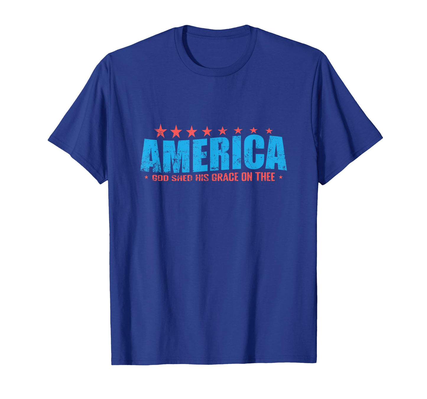 America God Shed his Grace on thee T-Shirt