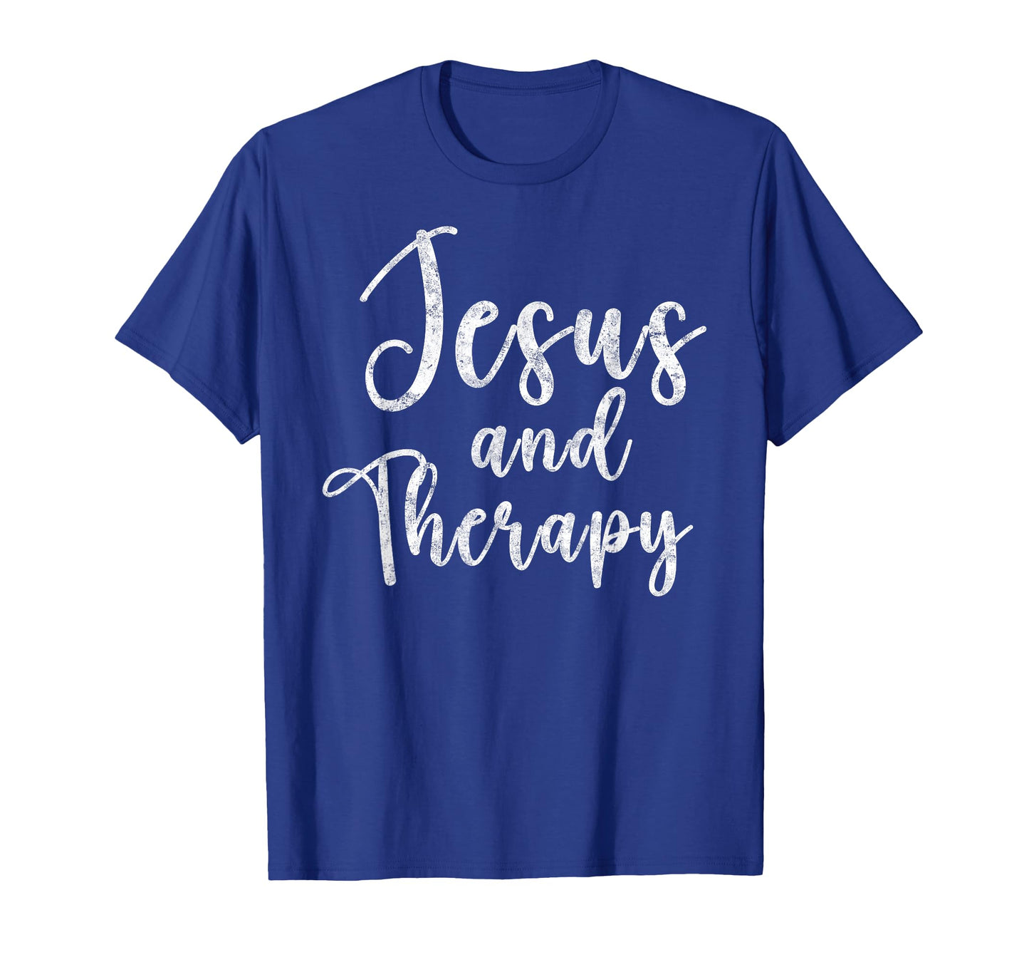 Jesus and Therapy Christian Funny Tee Bible Lover Prayer T-Shirt