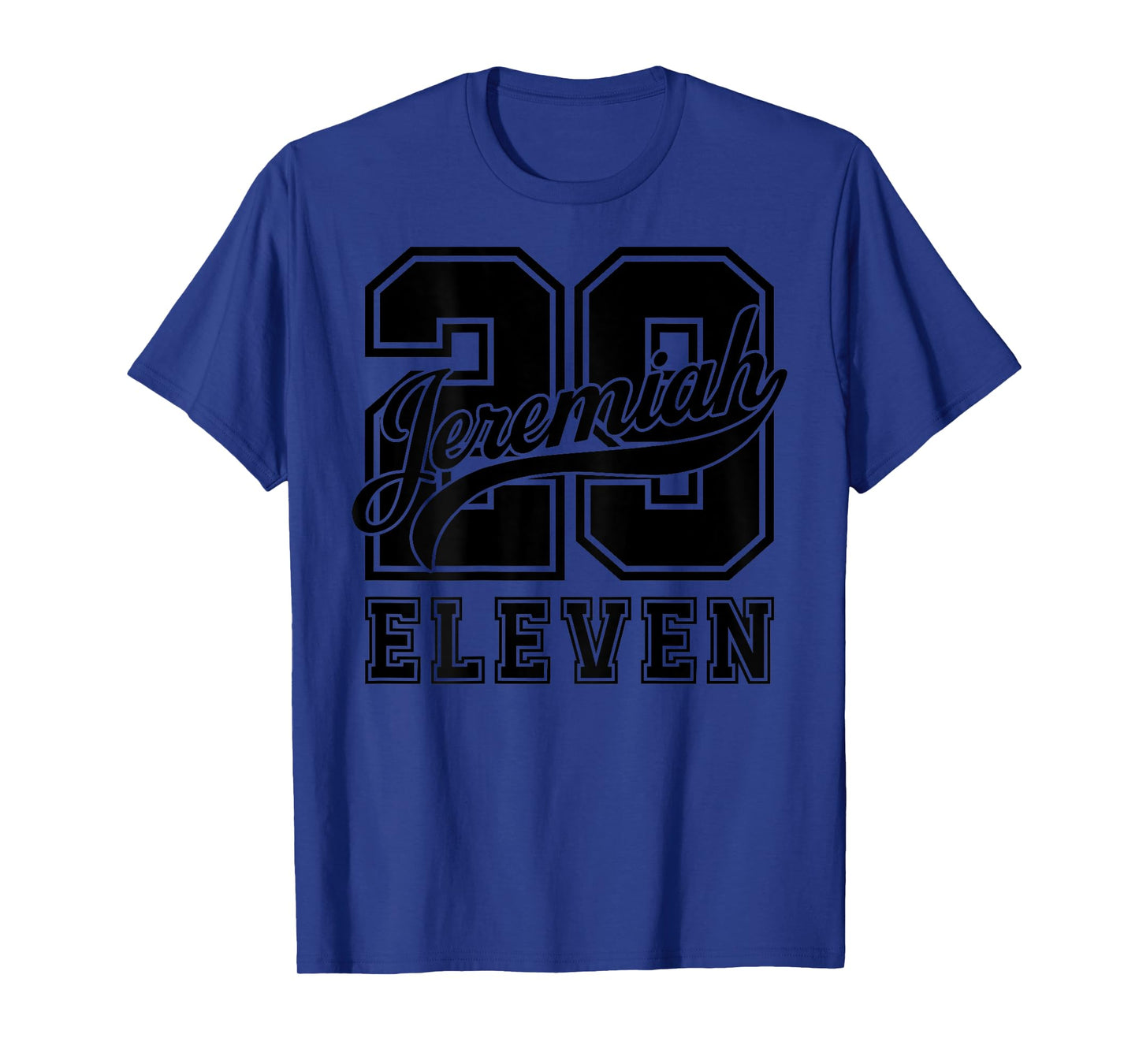 Bible Verse Jeremiah 29:11 Jersey Look Christian T-Shirt