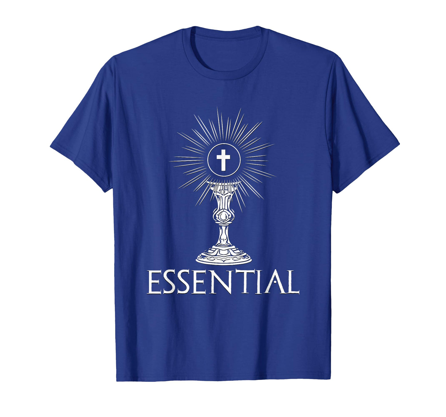 Essential Cross Chalice Design Religious Icon T-Shirt
