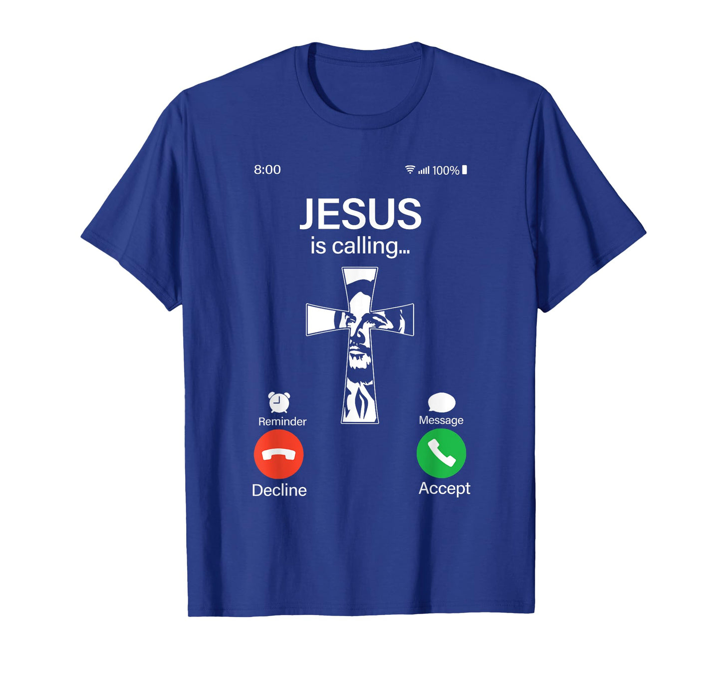 Jesus Is Calling Cross Christian Faith Religious Gift T-Shirt
