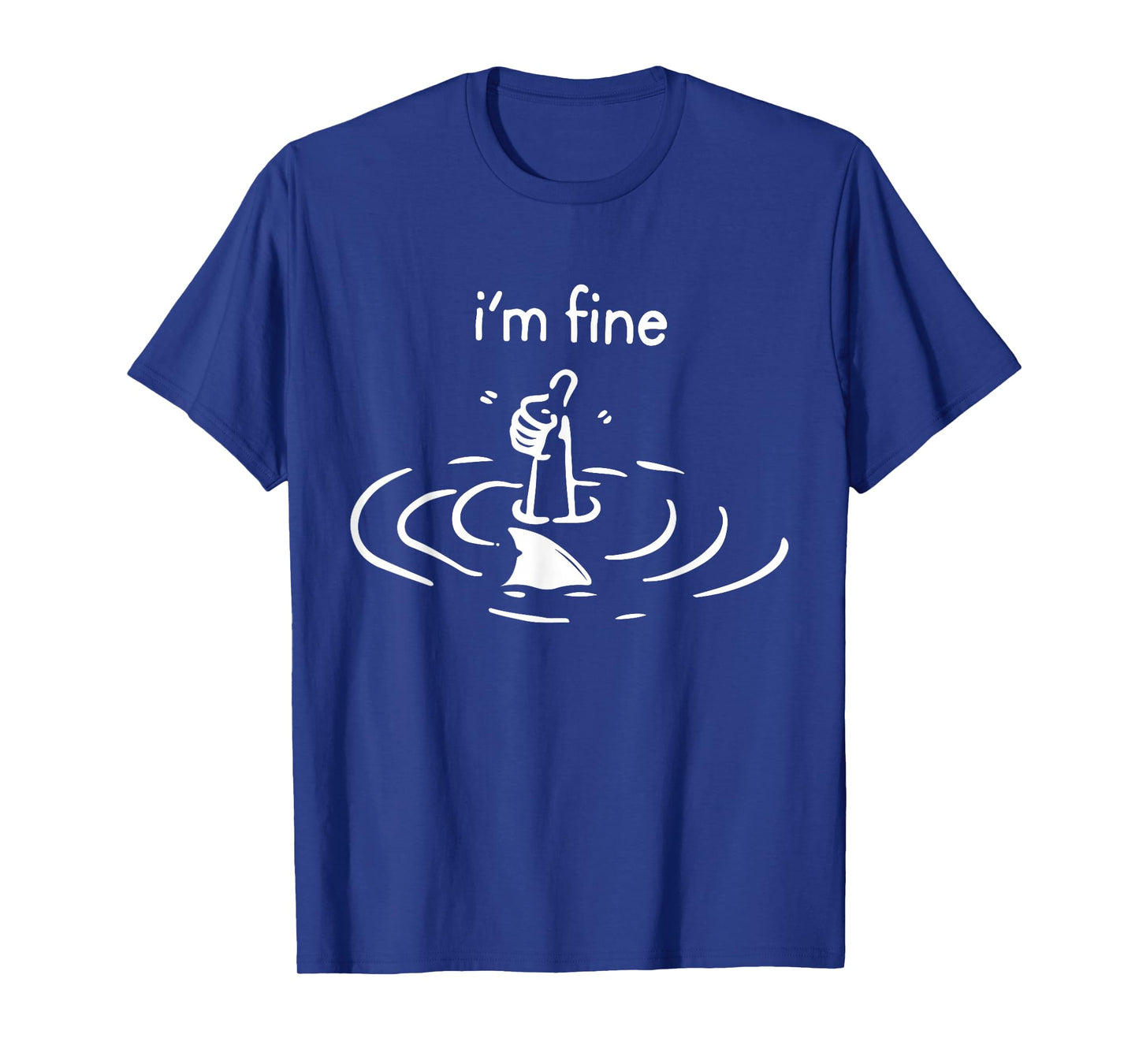 I'm Fine Like Hand Thumbs Up On Water Surface T-Shirt