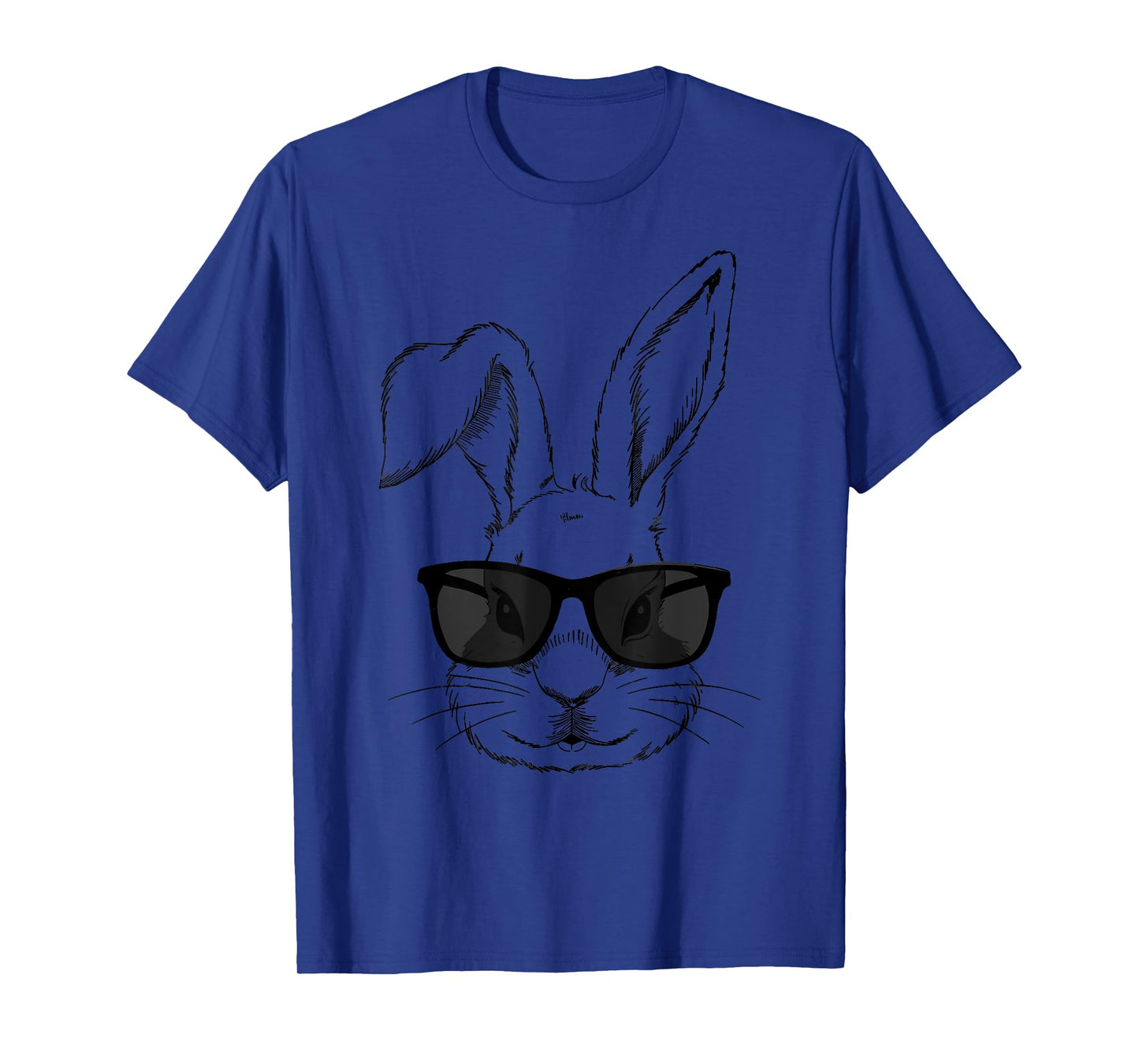 Cool easter bunny face with sunglasses T-Shirt