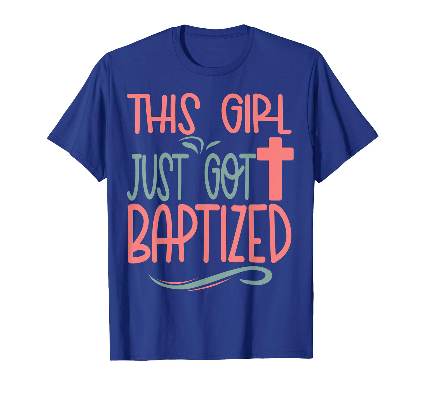 Baptism Kids Girl Cute Baptized Christian 2025 I Decided T-Shirt