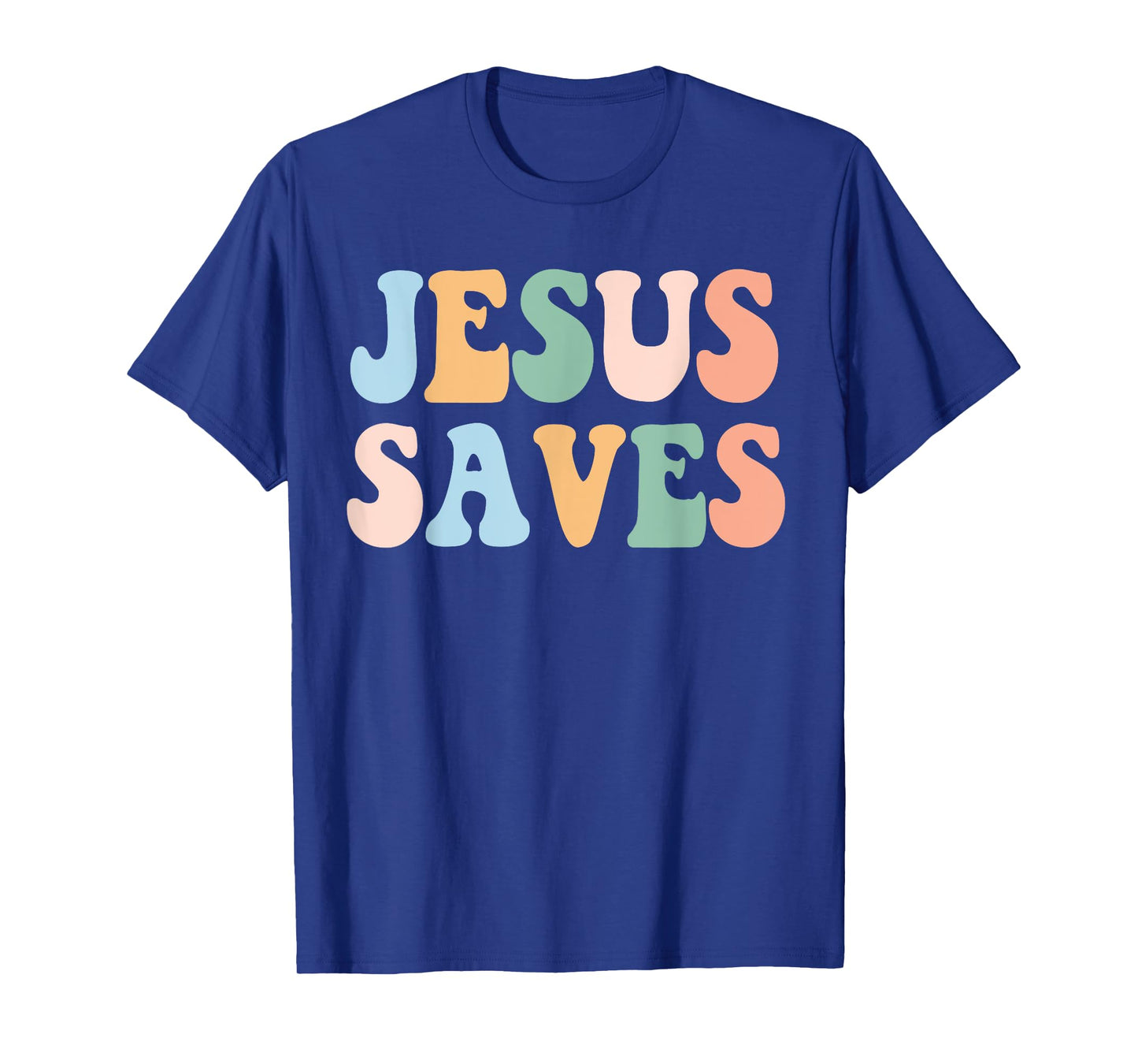 Jesus Saves Christian Retro Vintage T-Shirt