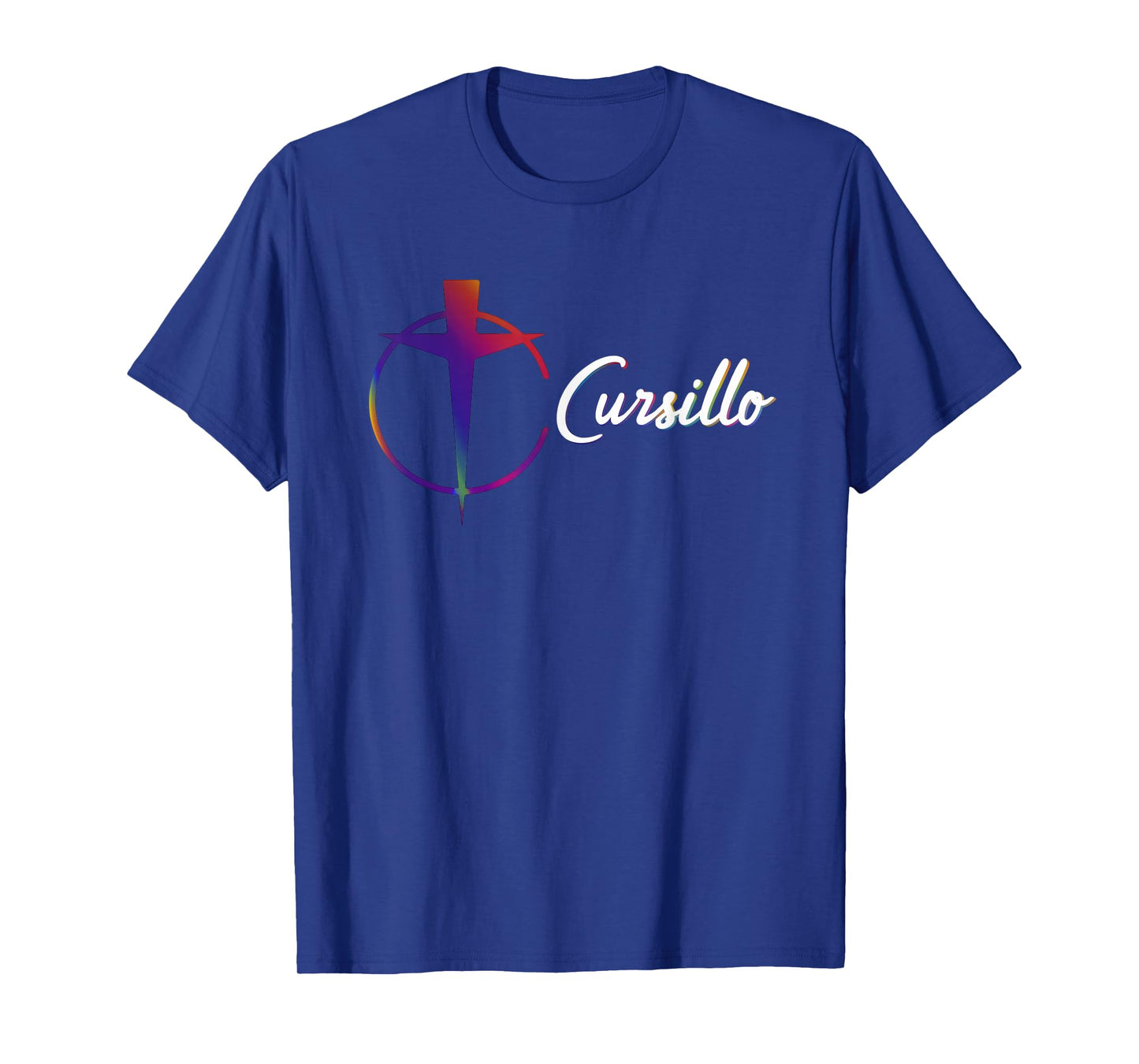 DeColores Cursillo Rainbow Rooster Catholic T-Shirt