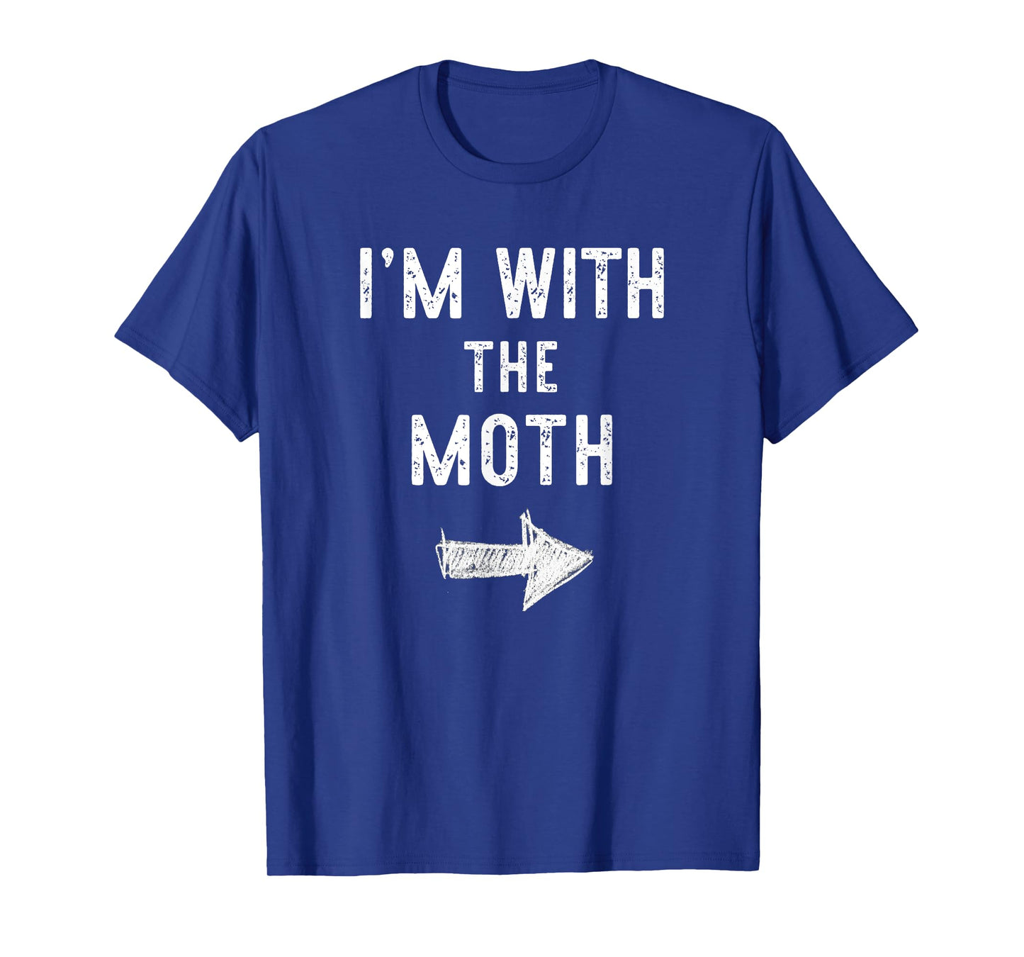 I'm With The Moth Costume Halloween Matching Couple T-Shirt