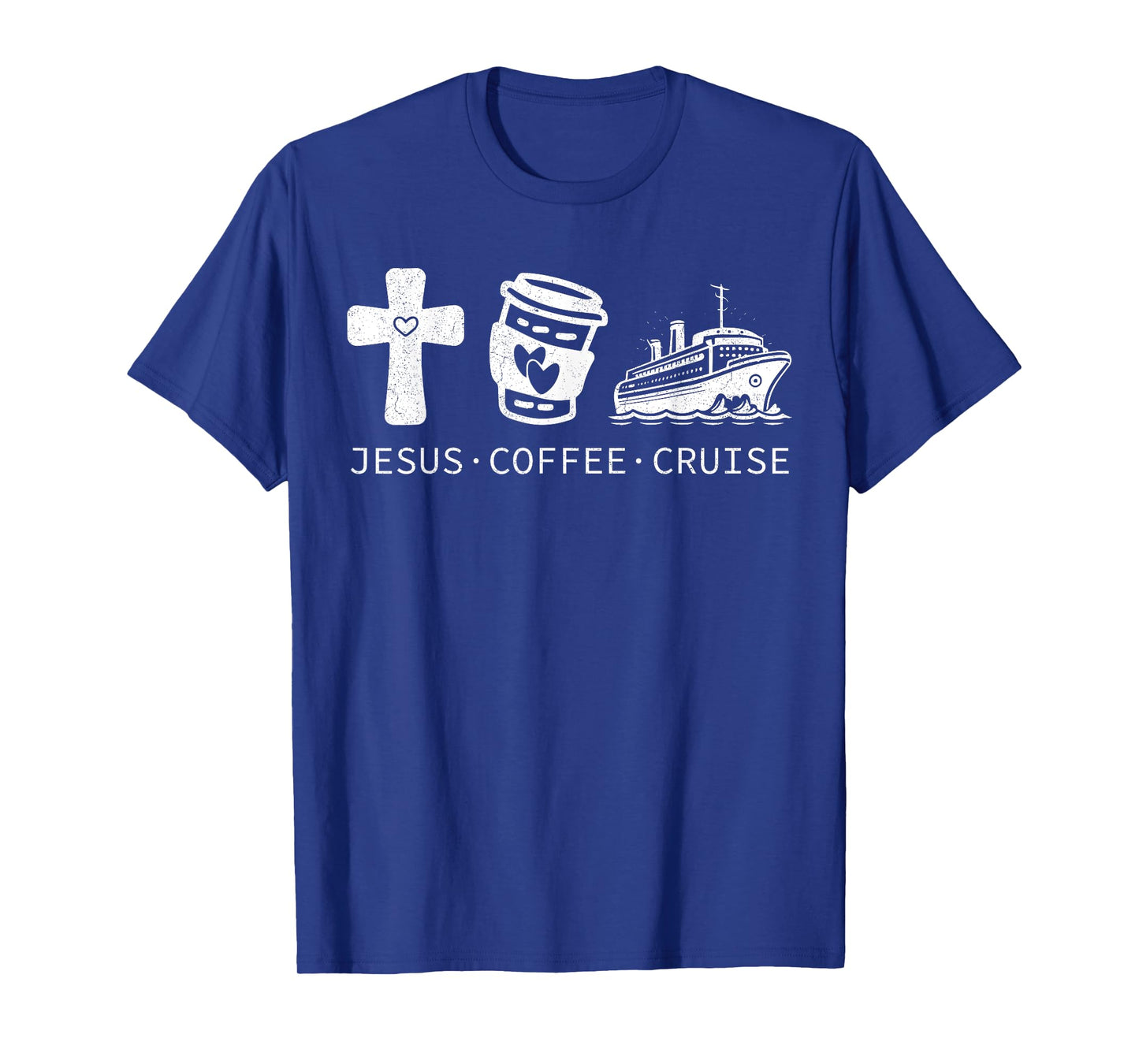 Jesus Coffee Cruise Funny Christian Vacation Cruising Lovers T-Shirt