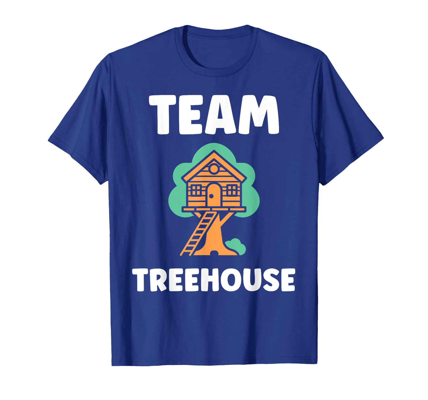 Nature tree house in minimalist trees simple team tree house T-Shirt