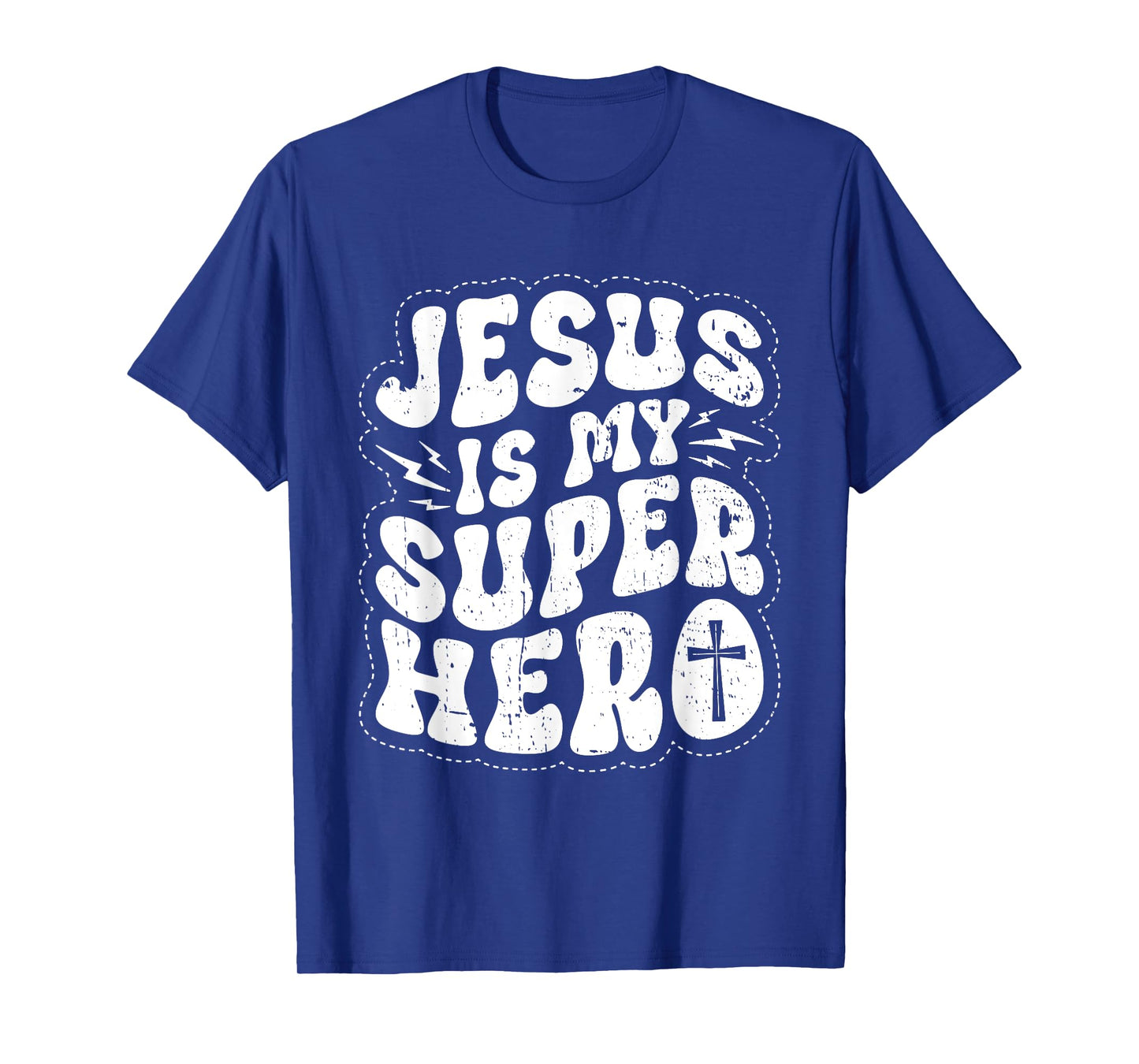 Jesus is My Superhero - Christian Religious T-Shirt