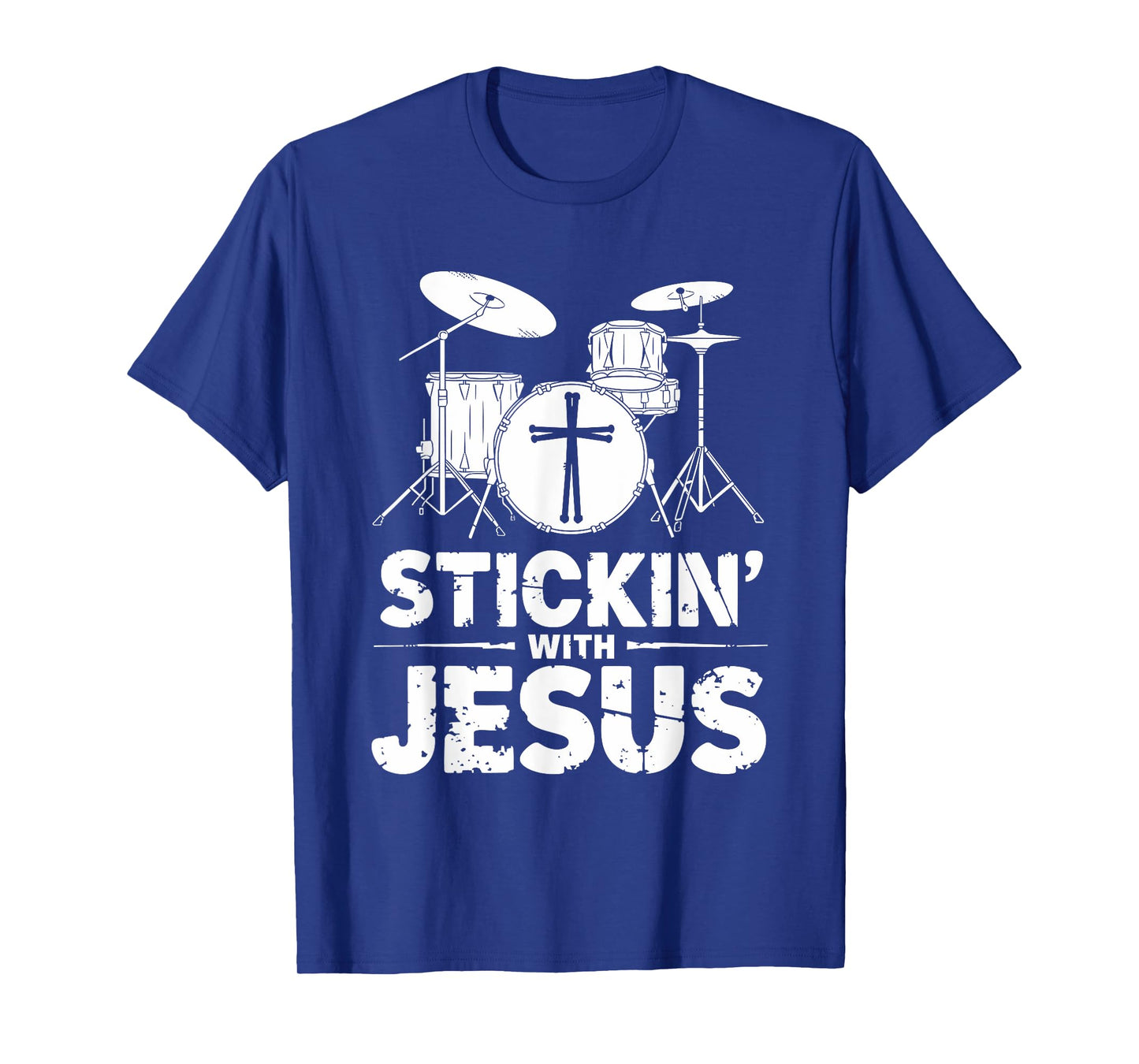 Christian Drummer For Drumming Drum Player Drumset T-Shirt