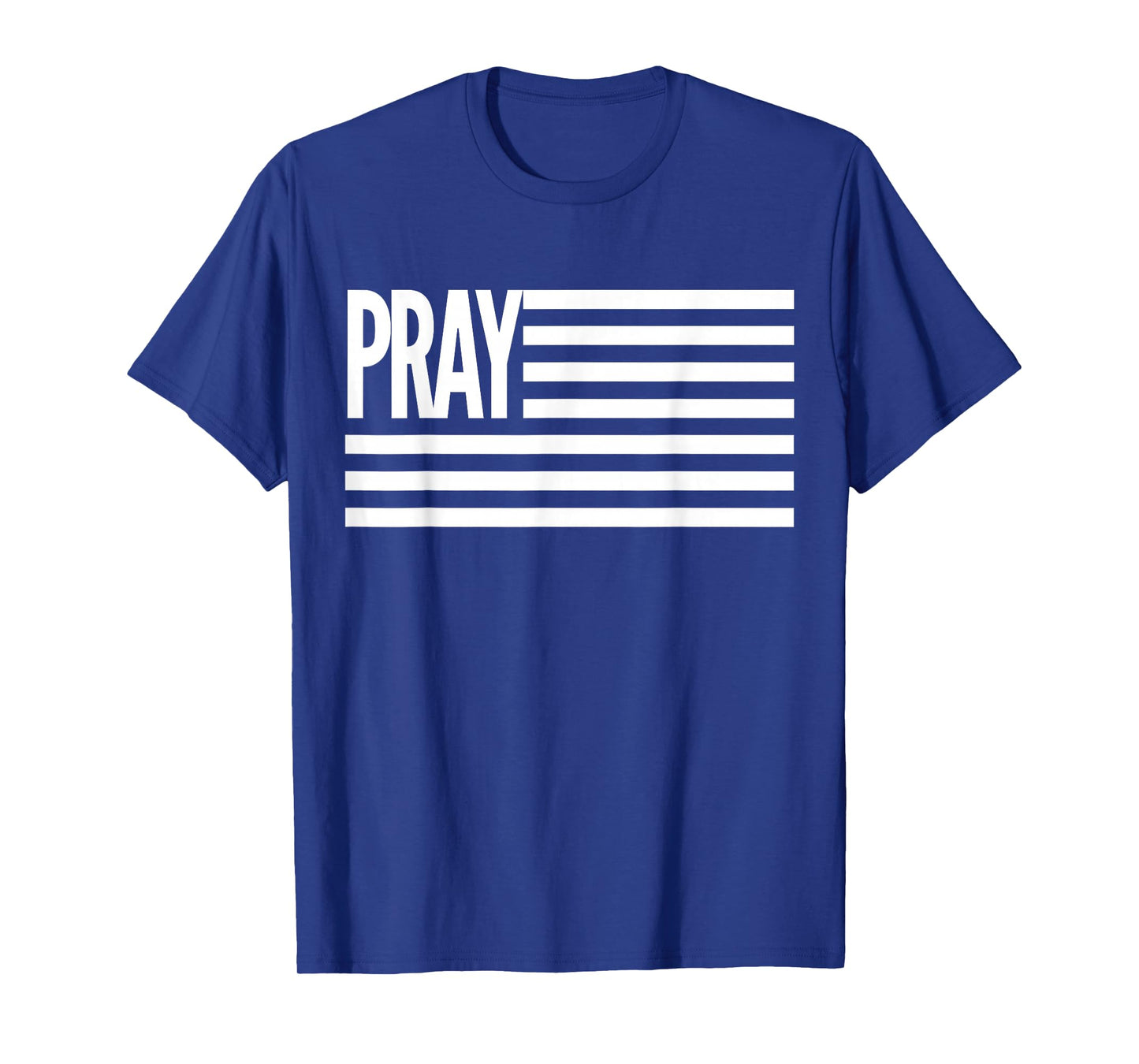 National Day of Prayer American Flag Patriotic Pray Design T-Shirt