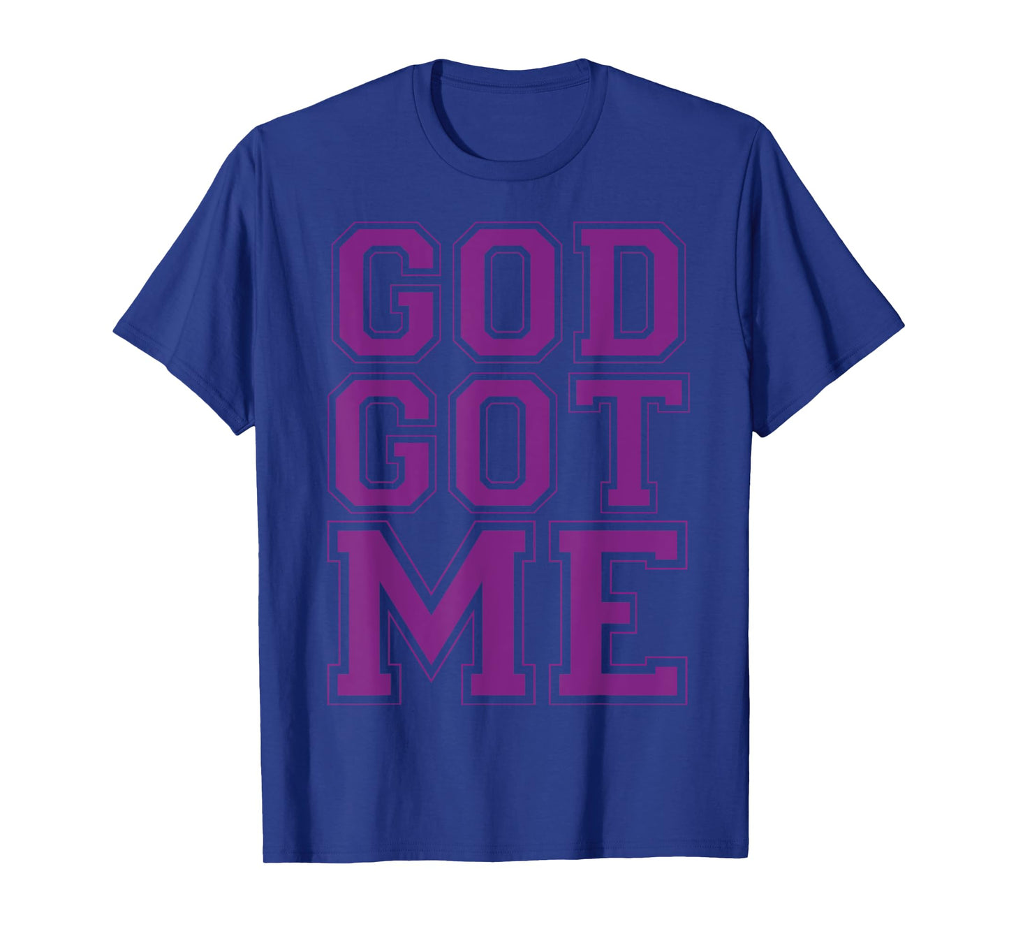 Christian T Shirts God Got Me (Purple) T-Shirt
