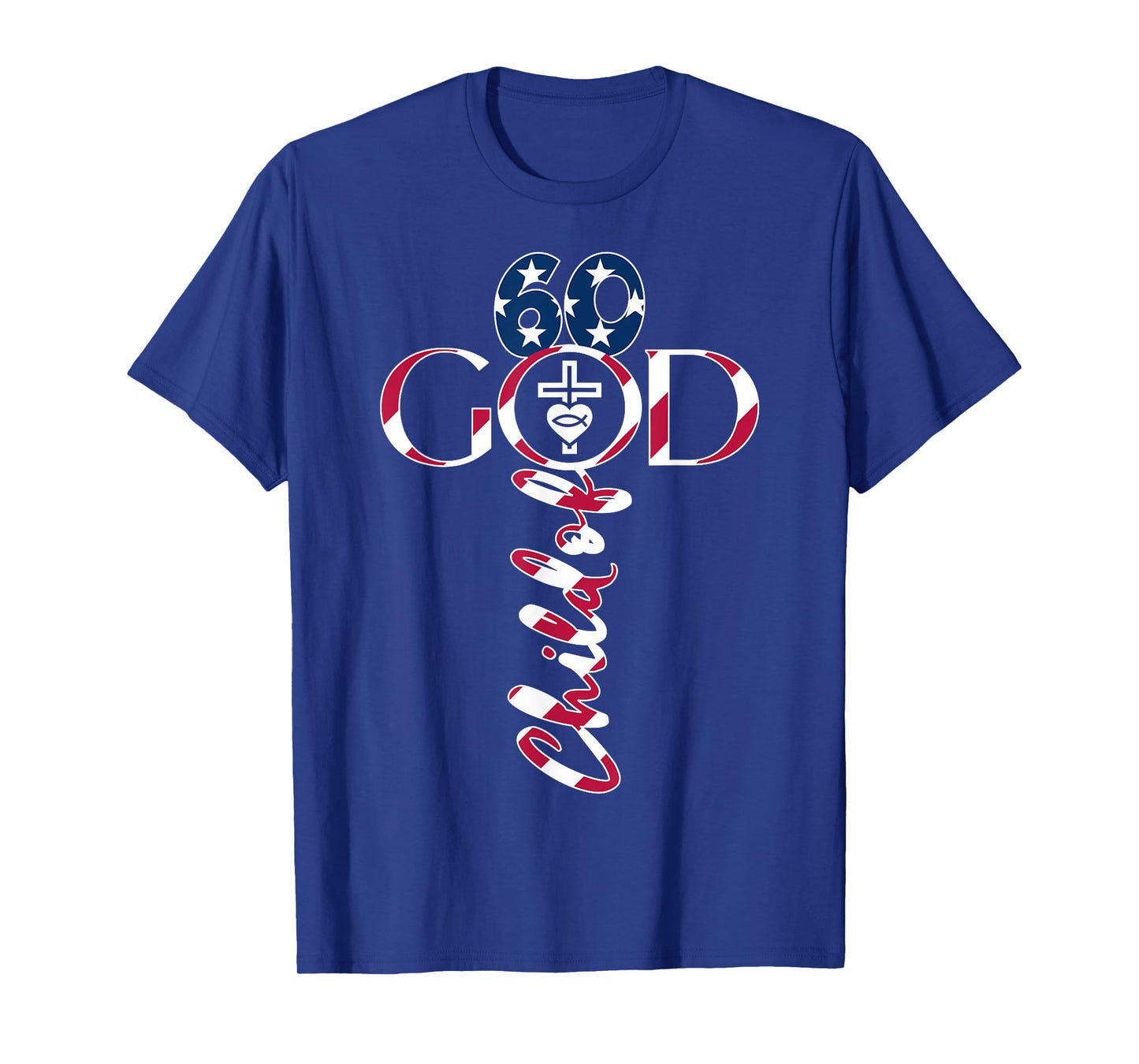 GOD 60 YEARS JESUS 60th BIRTHDAY T-Shirt