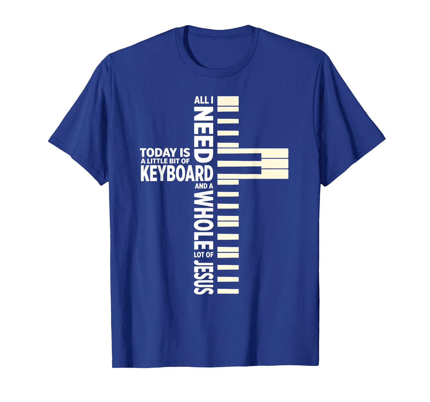 Christian Keyboard Musician Jesus Band Lover T-Shirt