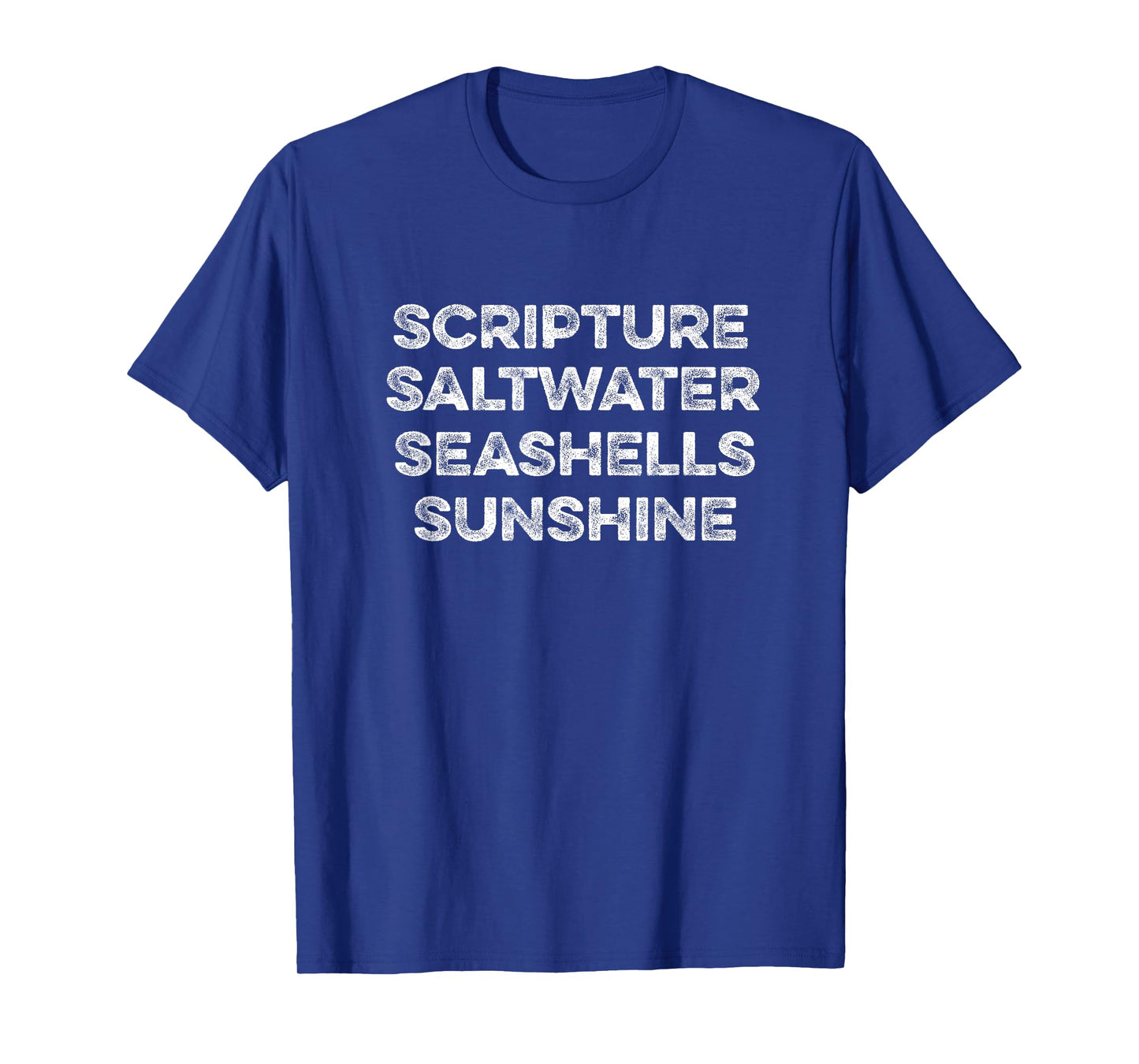 Scripture Saltwater Seashells Sunshine Christian Retreat God T-Shirt