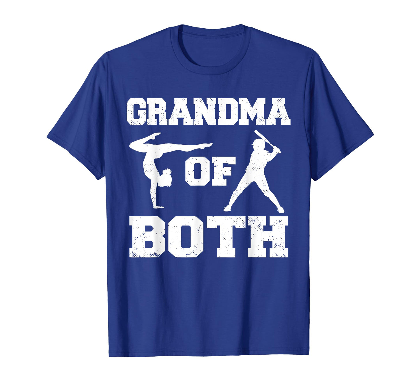 Grandma Of Both Funny Baseball Gymnastics Grandma T-Shirt