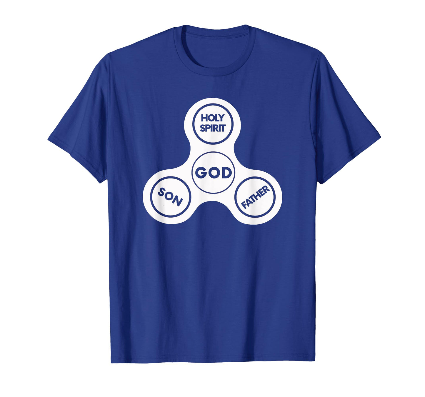 HOLY TRINITY Christian Fun Fidget Spinner God Bible T-Shirt T-Shirt
