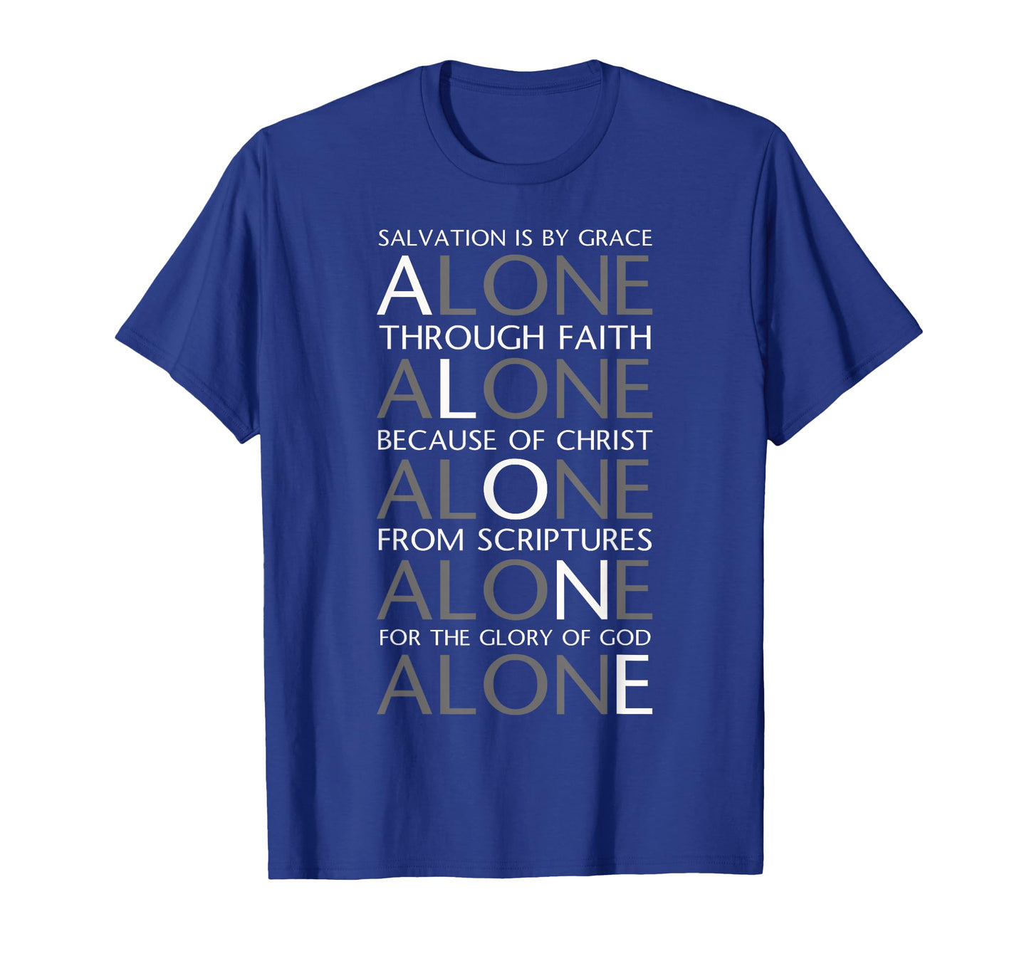 Five Solas of the Reformation T-Shirt