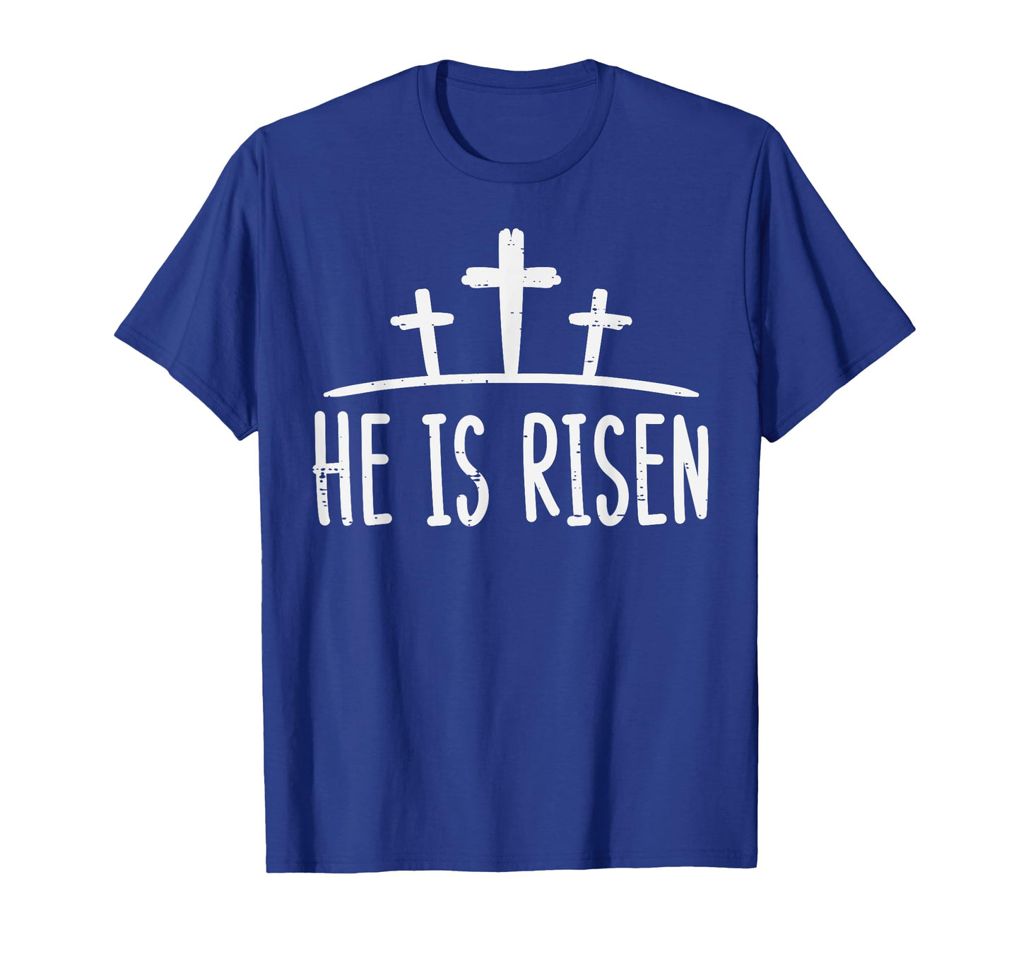 Easter He Is Risen Cross Religious Christian Men Women Kids T-Shirt