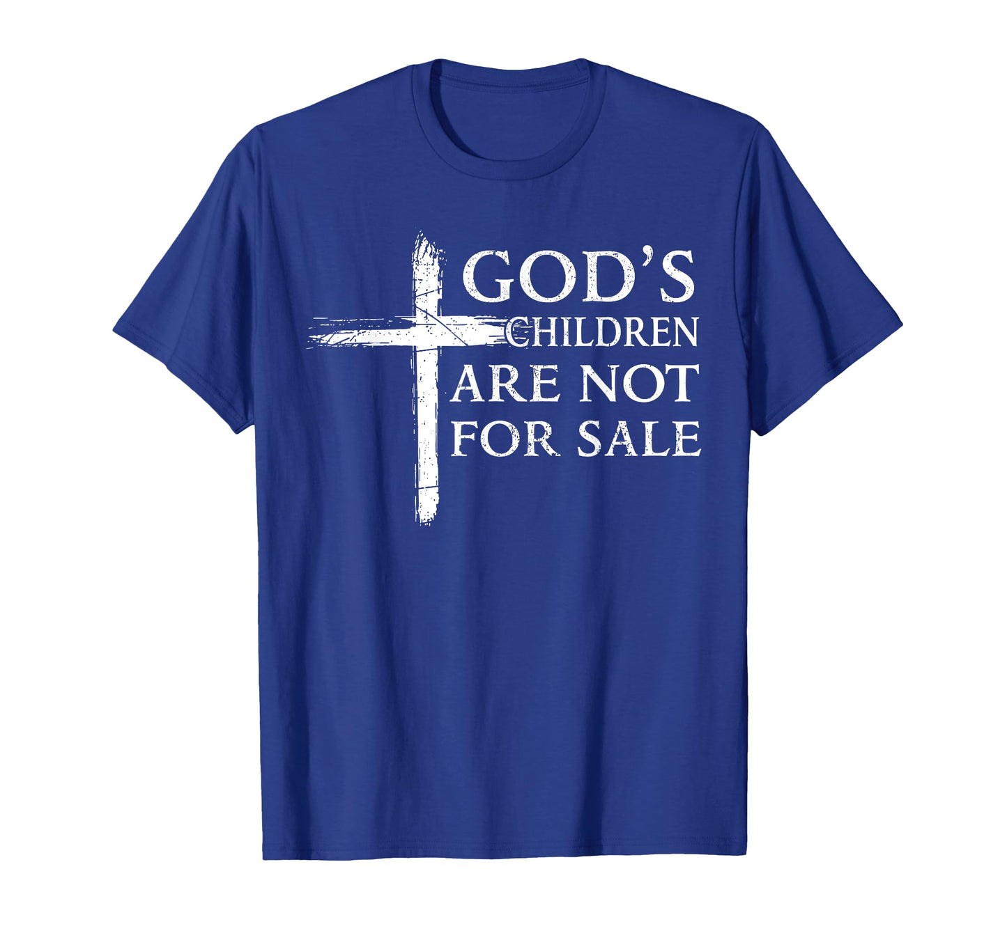 God's Children Are Not For Sale Cross Christian T-Shirt