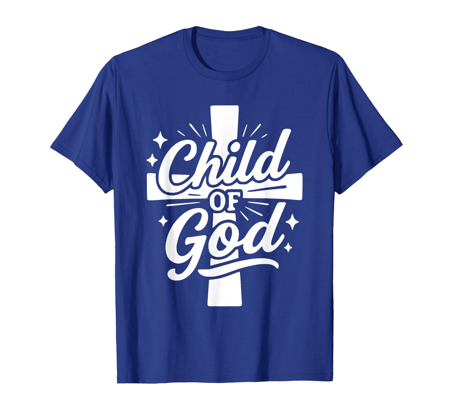 Child of God Christian Cross Faith Bible Study Tee Shirt T-Shirt
