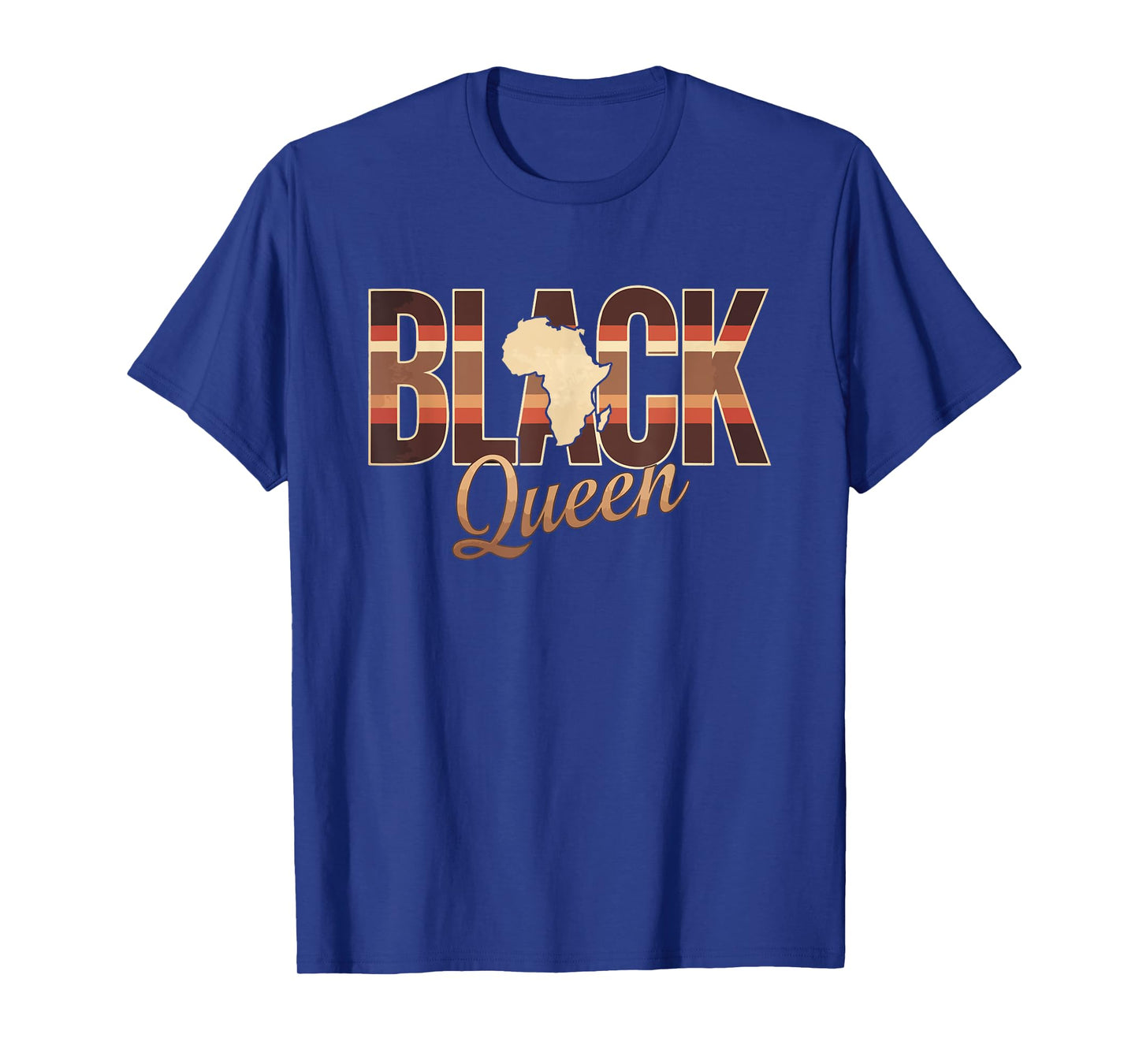 Black Queen Afro Dope Proud Melanin African American Woman T-Shirt