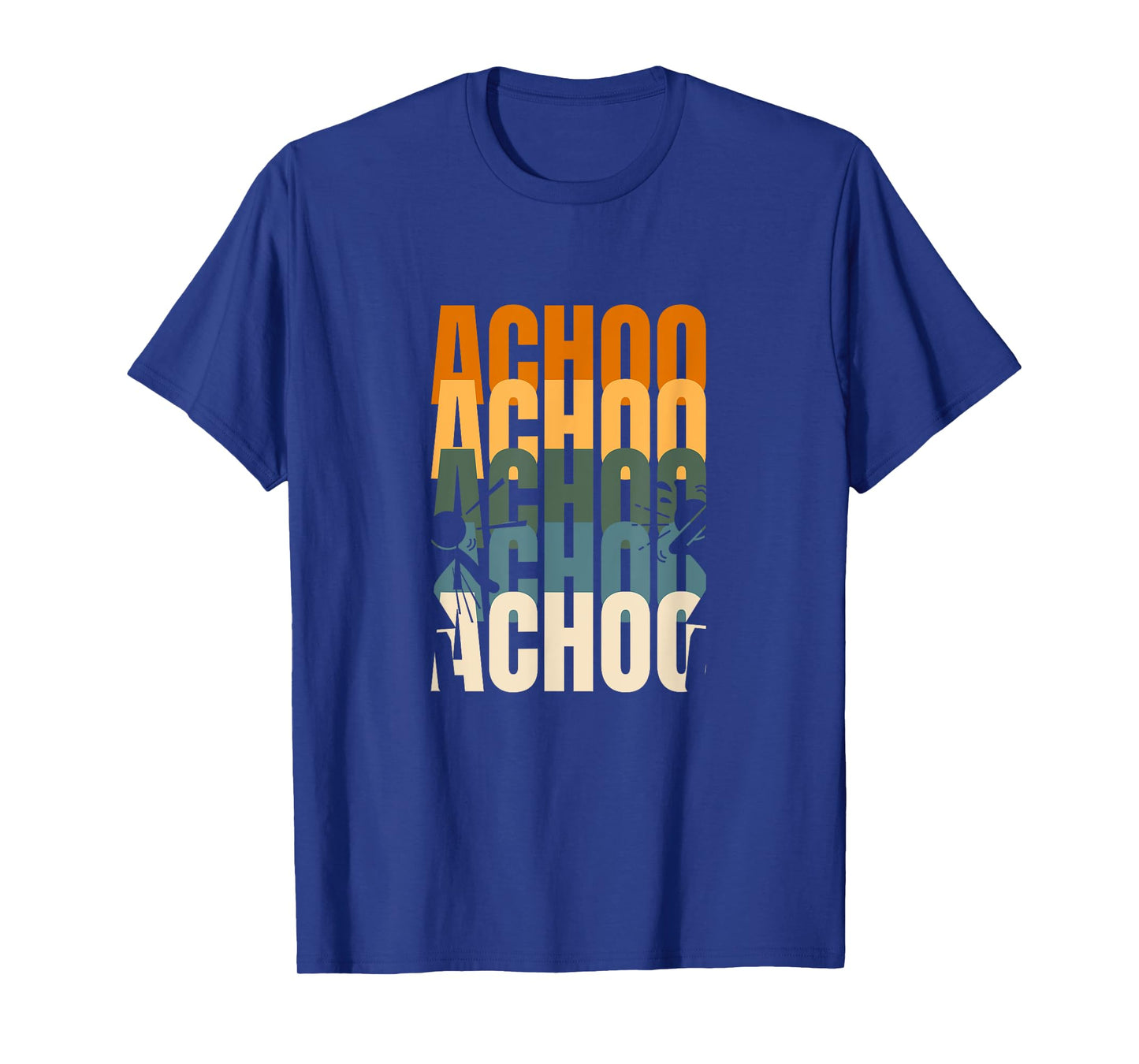 Achoo Funny Sneezing Design Humor Sneeze Cough T-Shirt