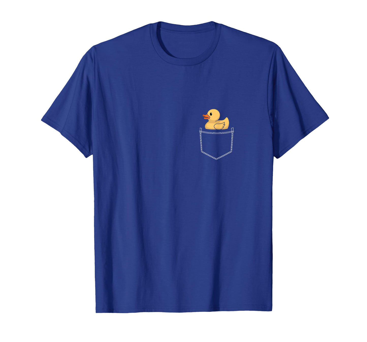 Rubber Ducky Funny Duckie Yellow Rubber Duck In Pocket T-Shirt