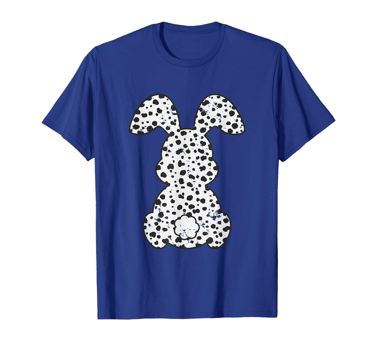 Grunge Dalmatian Bunny Happy Easter Bunny Dalmatian Easter T-Shirt