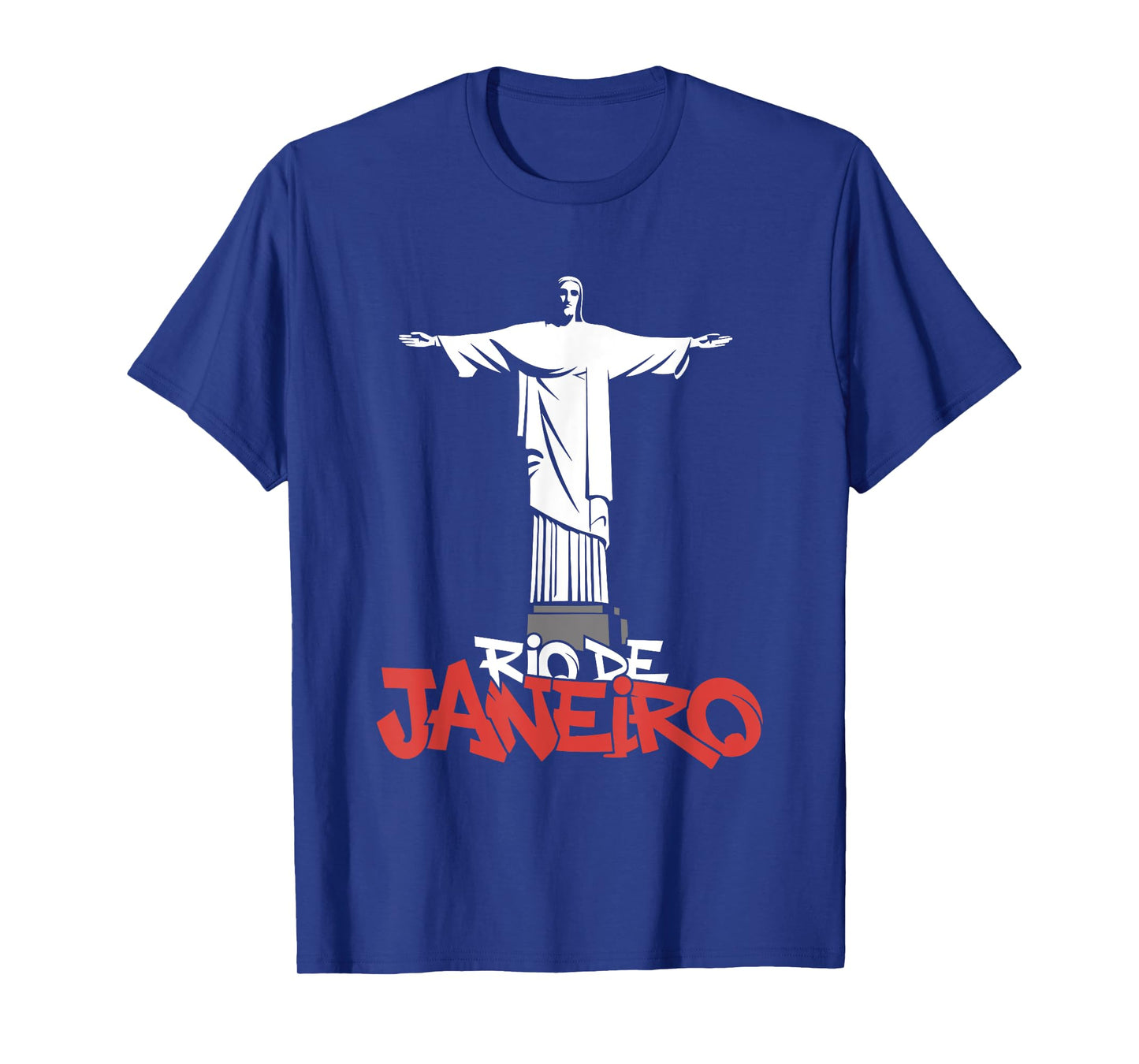 Christ The Redeemer Rio De Janeiro - Vintage Brazil Souvenir T-Shirt