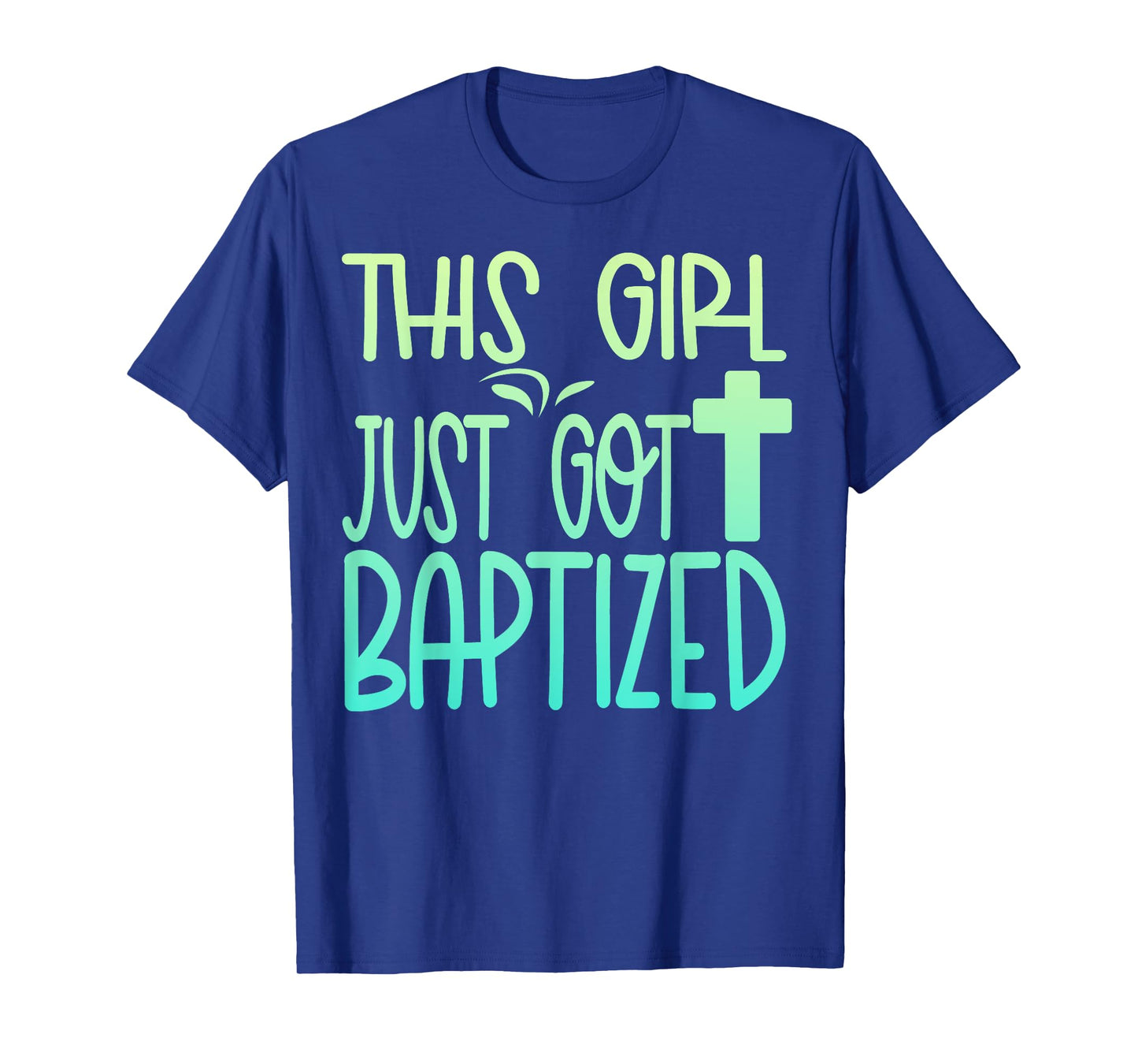 Baptism Kids Girl Cute Baptized Christian 2025 I Decided T-Shirt