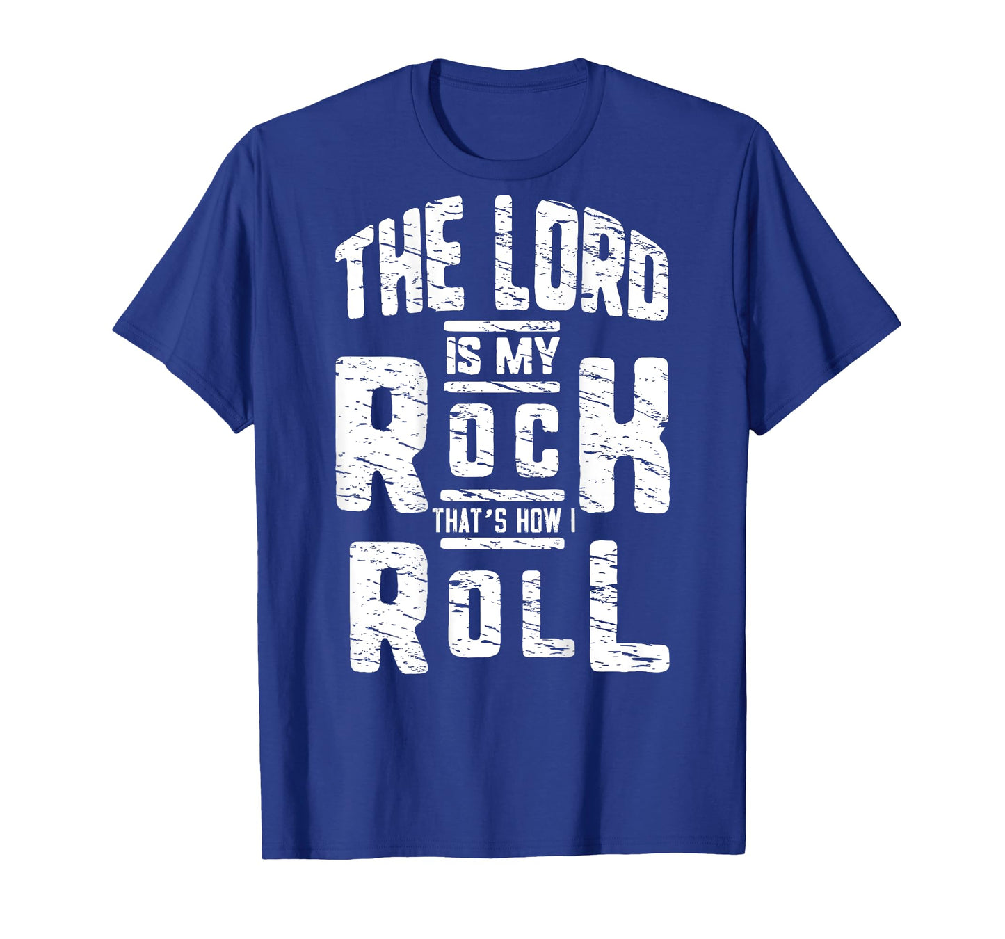Jesus Cross The Lord Is My Rock America Heart ART ON BACK T-Shirt
