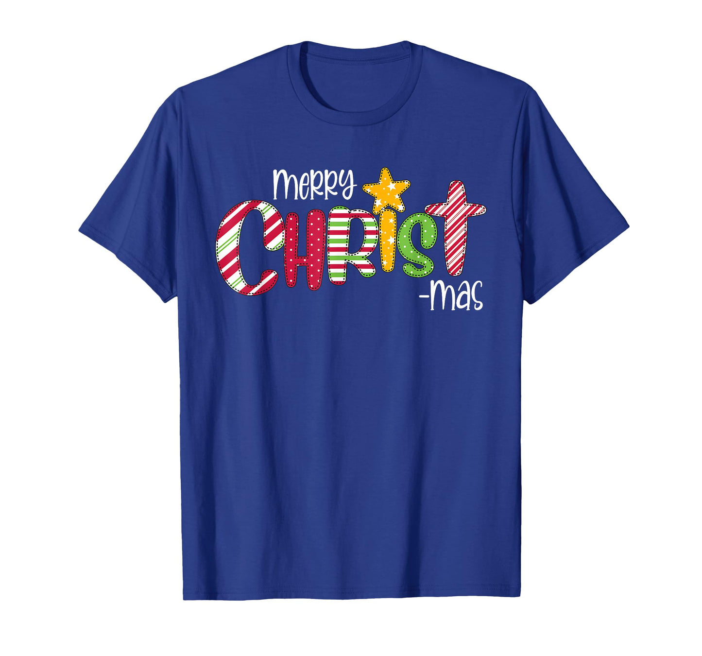 Merry Christmas Candy Cane Christ Holiday Faith T-Shirt