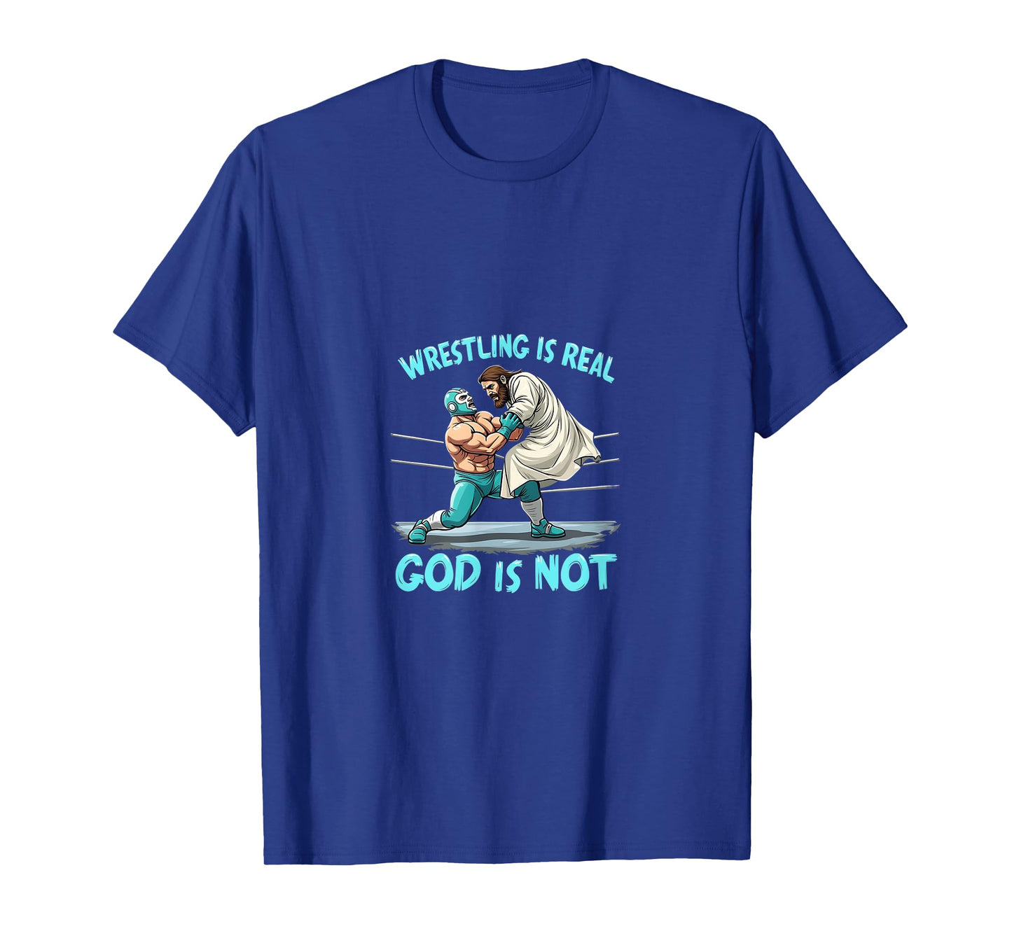 Atheist Wrestling Funny Jesus Humor T-Shirt