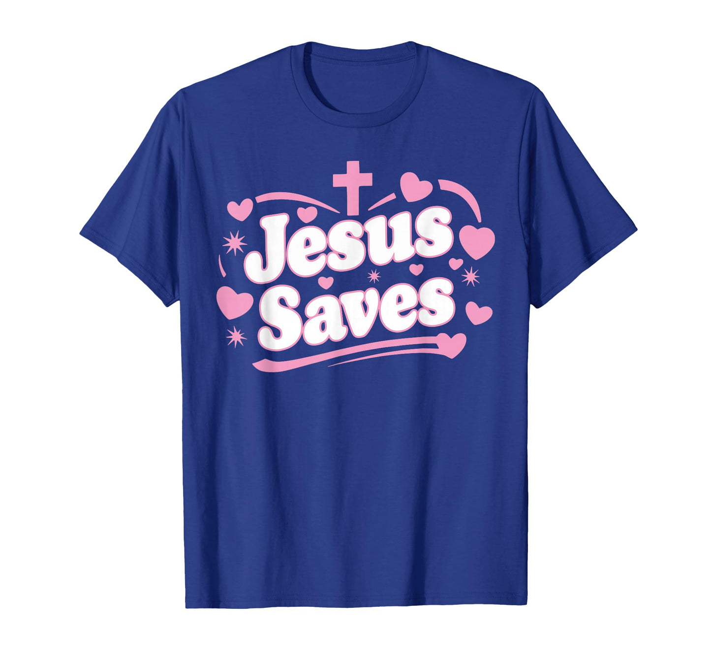 Jesus Saves Christian Cross God Faith Bible Religious Pray T-Shirt