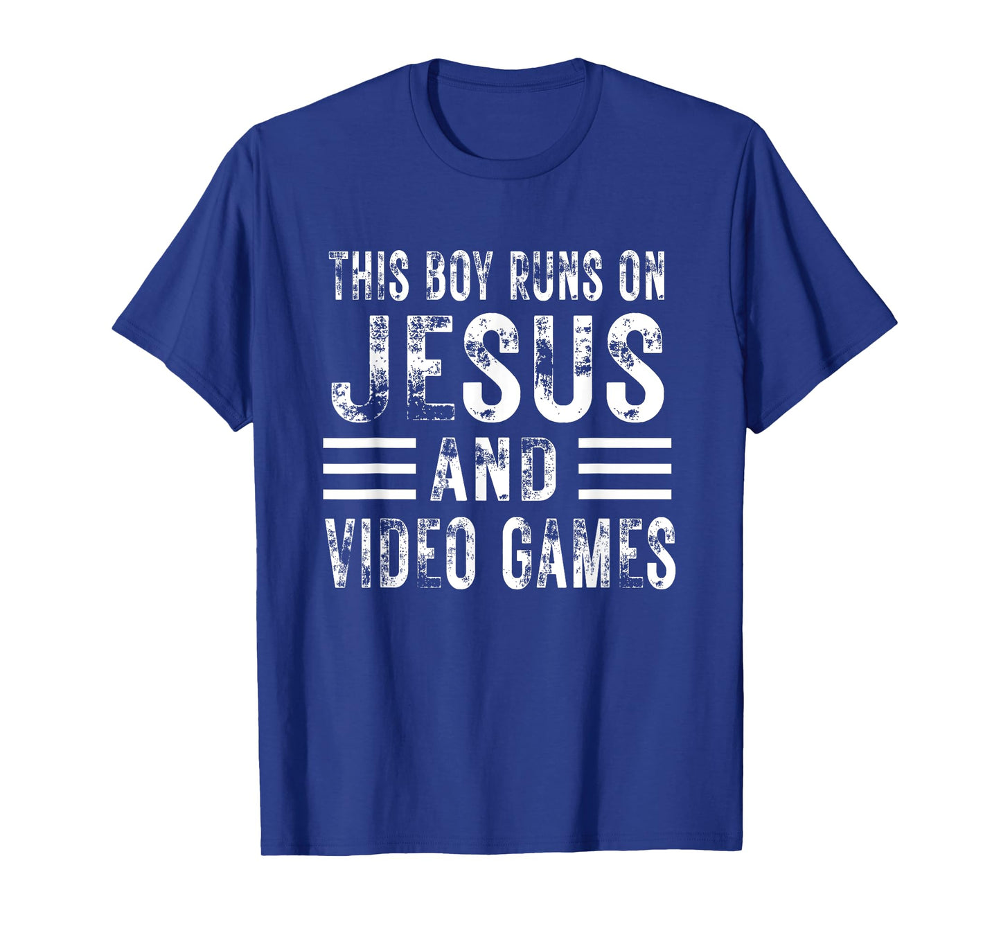 This Boy Runs On Jesus And Video Games Christian Christ kids T-Shirt