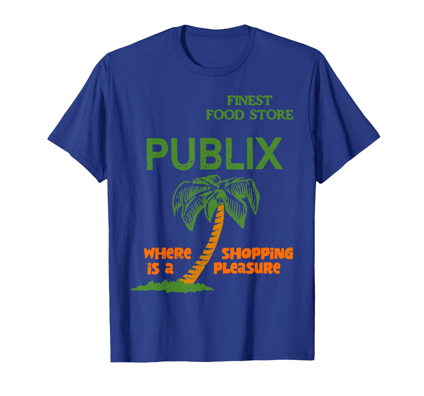 Vintage Publix Where is A Shopping Quote Palm Tree Funny T-Shirt