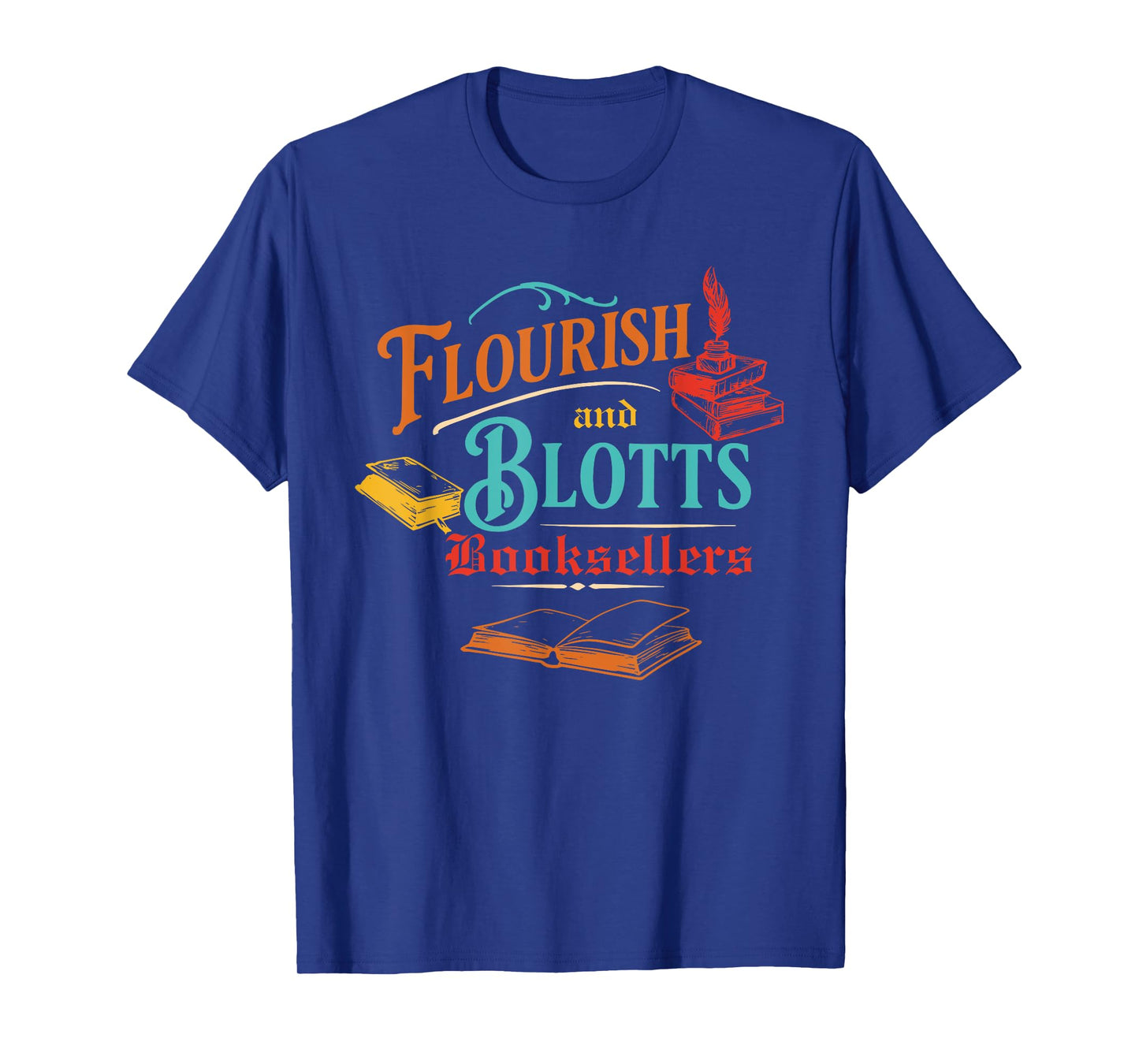 Flourish And Blotts Booksellers Vintage Design T-Shirt