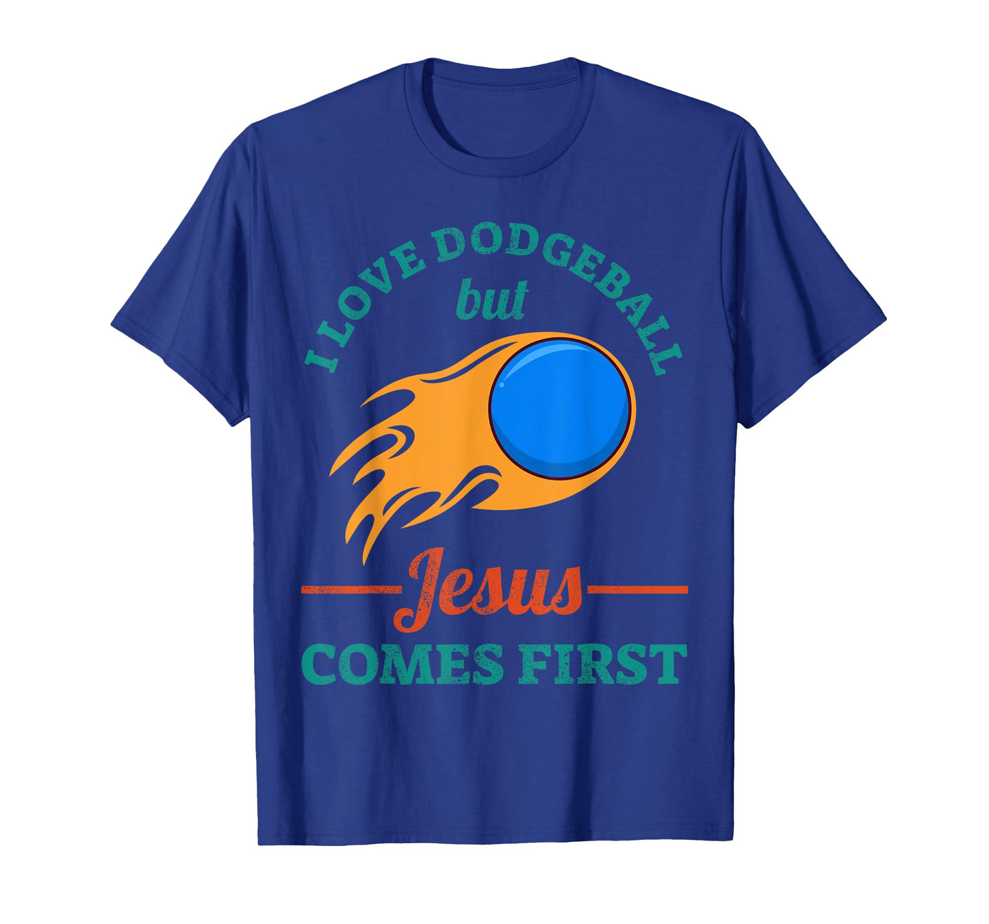 I Love Dodgeball But Jesus Comes First T-Shirt