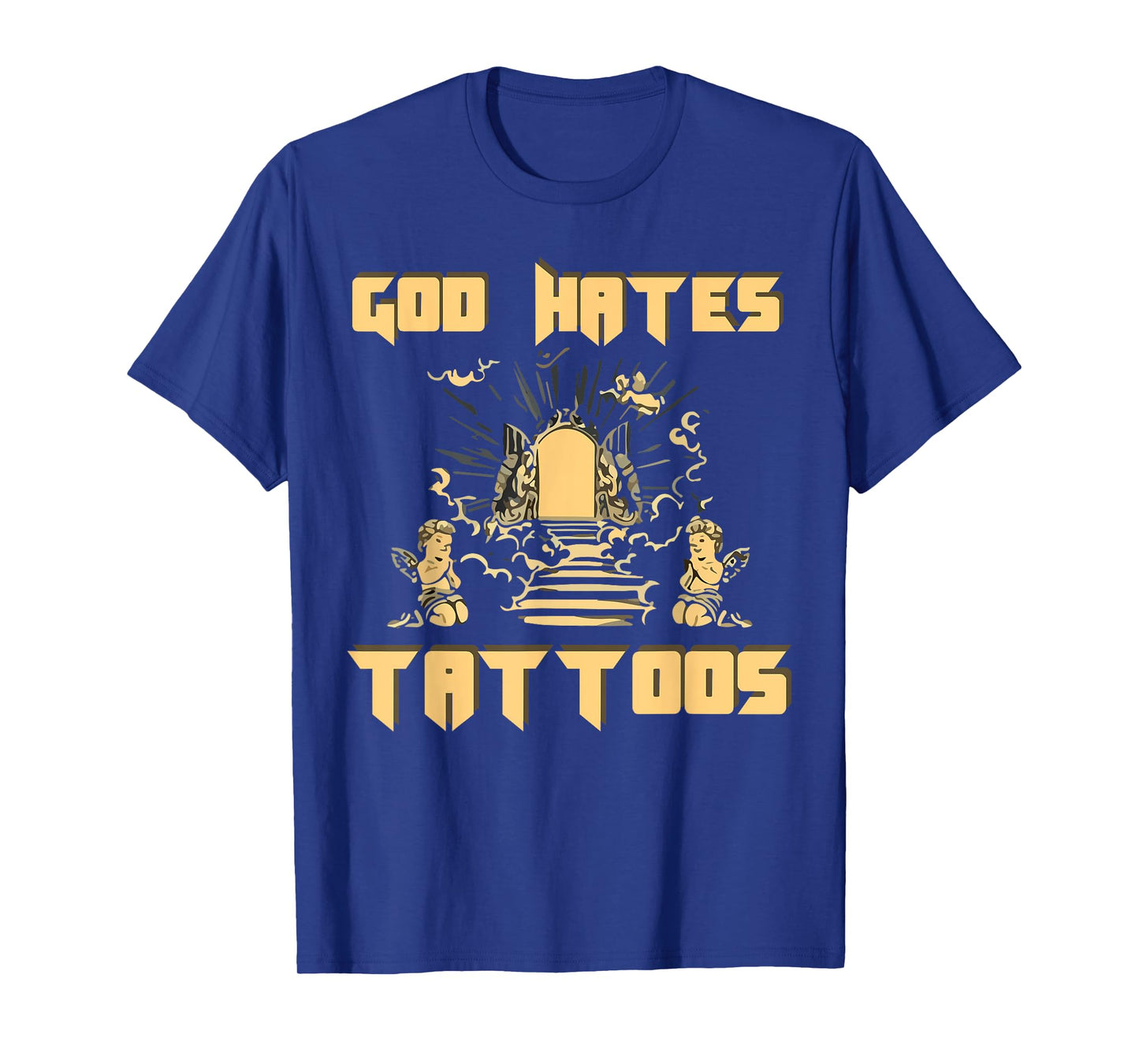 God Hates Tattoos Christian Bible Jesus Anti Tattoo Religion T-Shirt