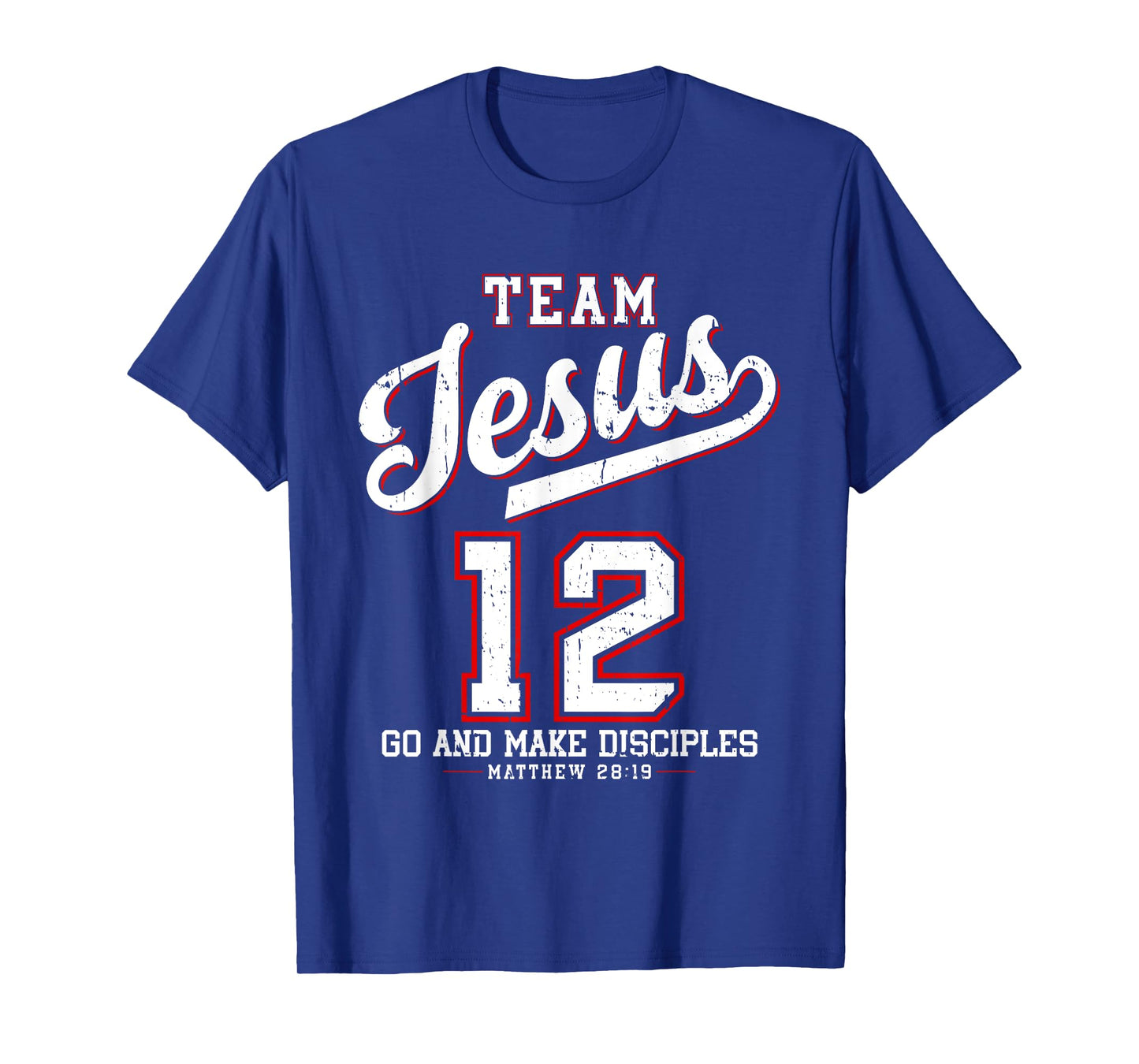 Jesus Baseball Team Jesus Christian Matthew 28:19 Verse T-Shirt