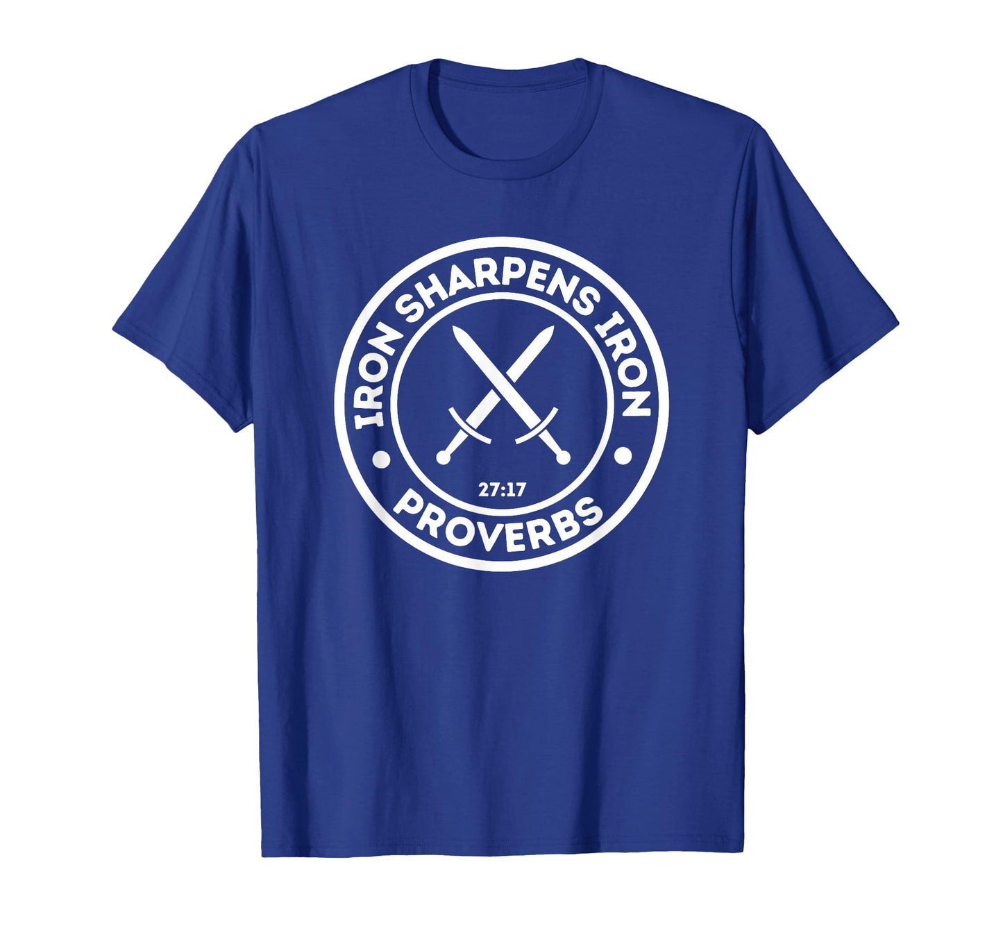 Iron Sharpens Iron Christian Print T-Shirt