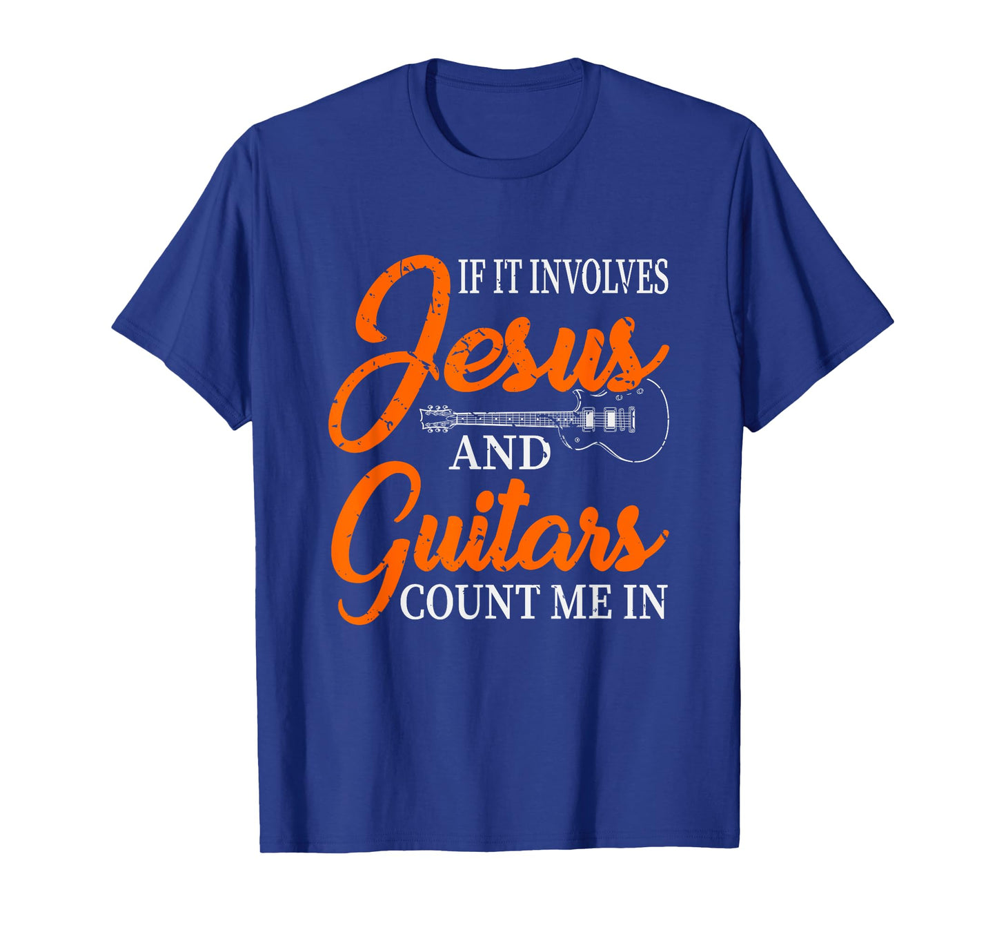 Funny Guitarist Christian Religious Guitar Player Gift Jesus T-Shirt