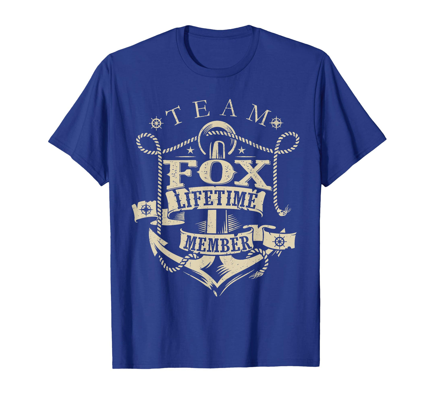 Team FOX Lifetime Member Vintage FOX Family Name T-Shirt