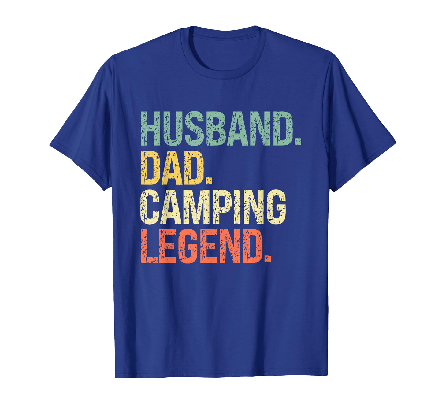 Husband Dad Camping Legend Father's Day Campfire T-Shirt