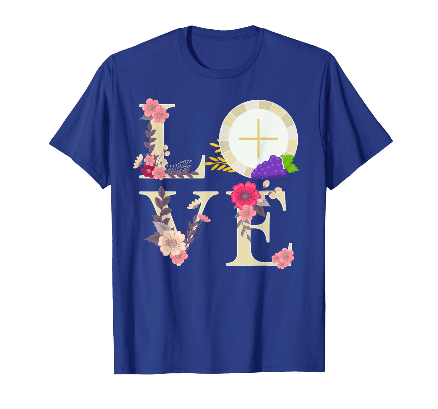 Eucharist Host Catholic 1st Holy Communion Gifts for Girls T-Shirt